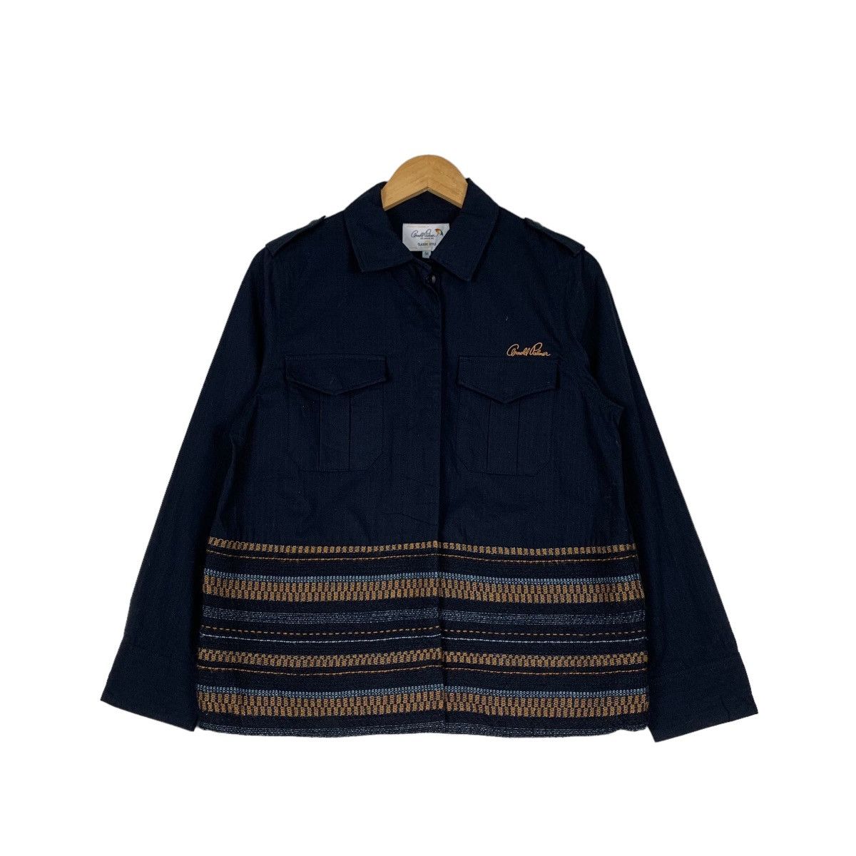 Japanese Brand Arnold Palmer Classic Style Worker Shirt Jacket #1169-C54 Size US M / EU 48-50 / 2 - 1 Thumbnail