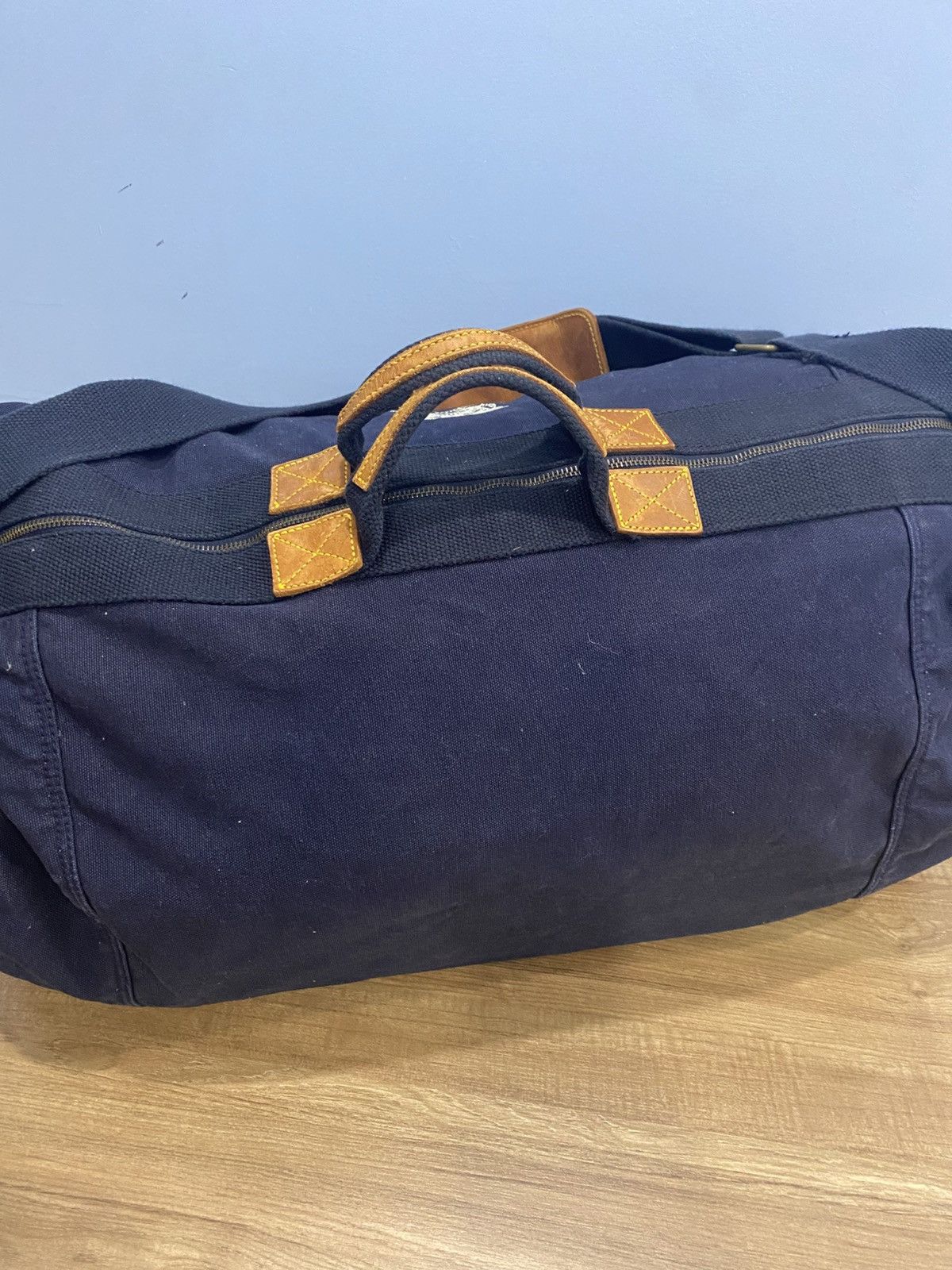 Polo Ralph Lauren RALPH LAUREN Navy Canvas Leather Trim Crossbody bag Size ONE SIZE - 5 Thumbnail