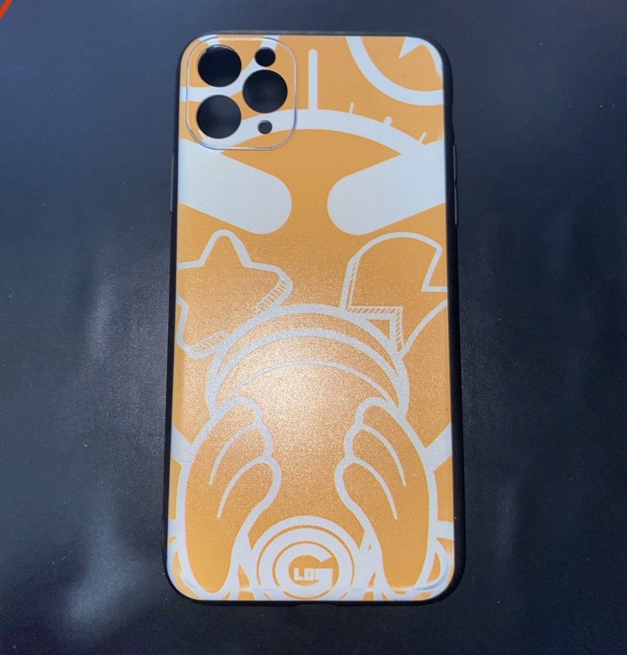 Glo Gang × Vintage IPhone 11 XR Case Glo Gang Full Art orange/white used Size ONE SIZE - 1 Thumbnail