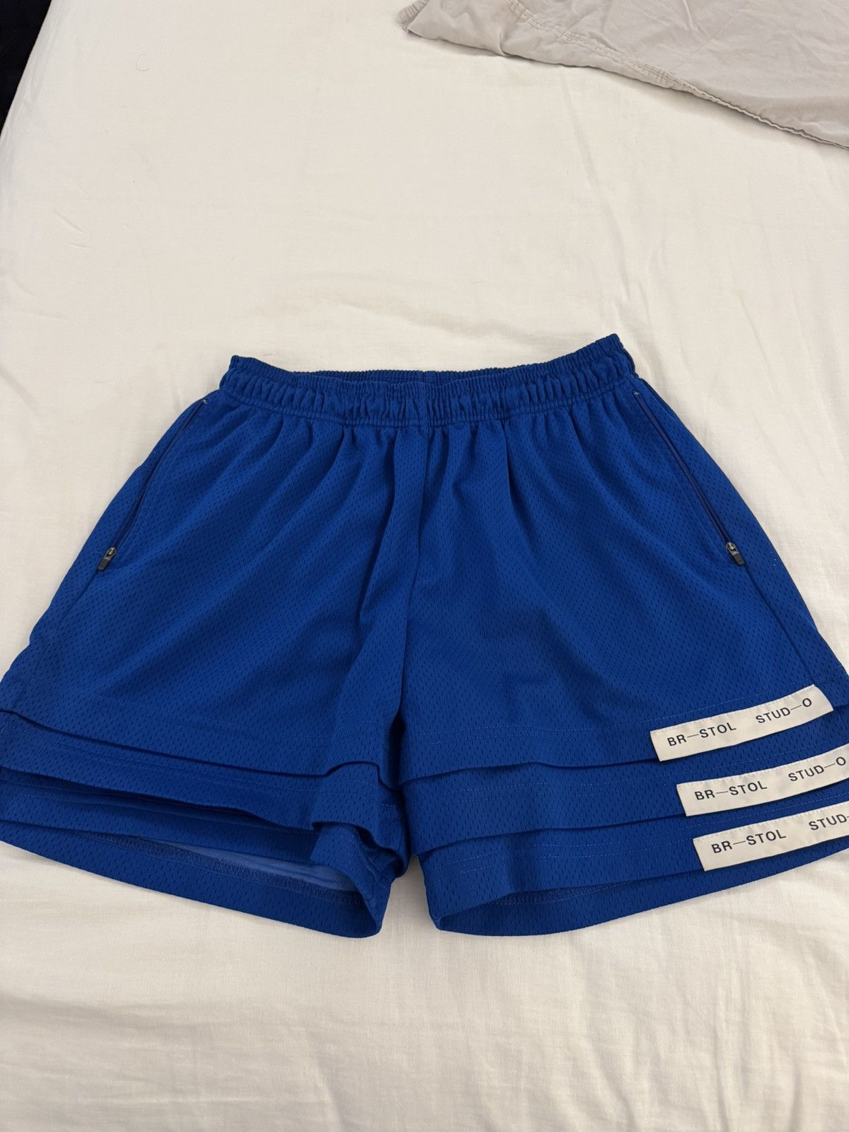 Bristol Studios Triple Hem Shorts - Royal Blue [XL] Size US 36 / EU 52 - 1 Thumbnail