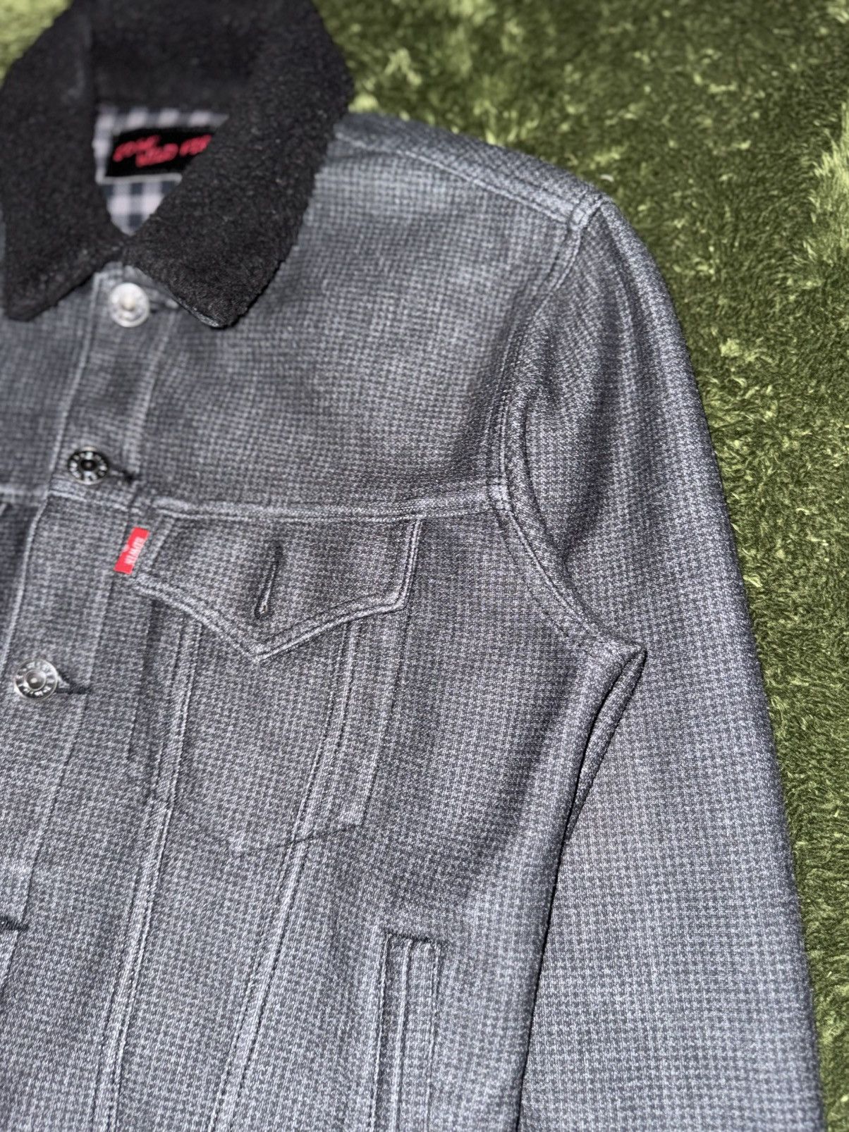 Edwin [XL] Edwin Japan Boa Collar Trucker Jacket Size US XL / EU 56 / 4 - 4 Thumbnail