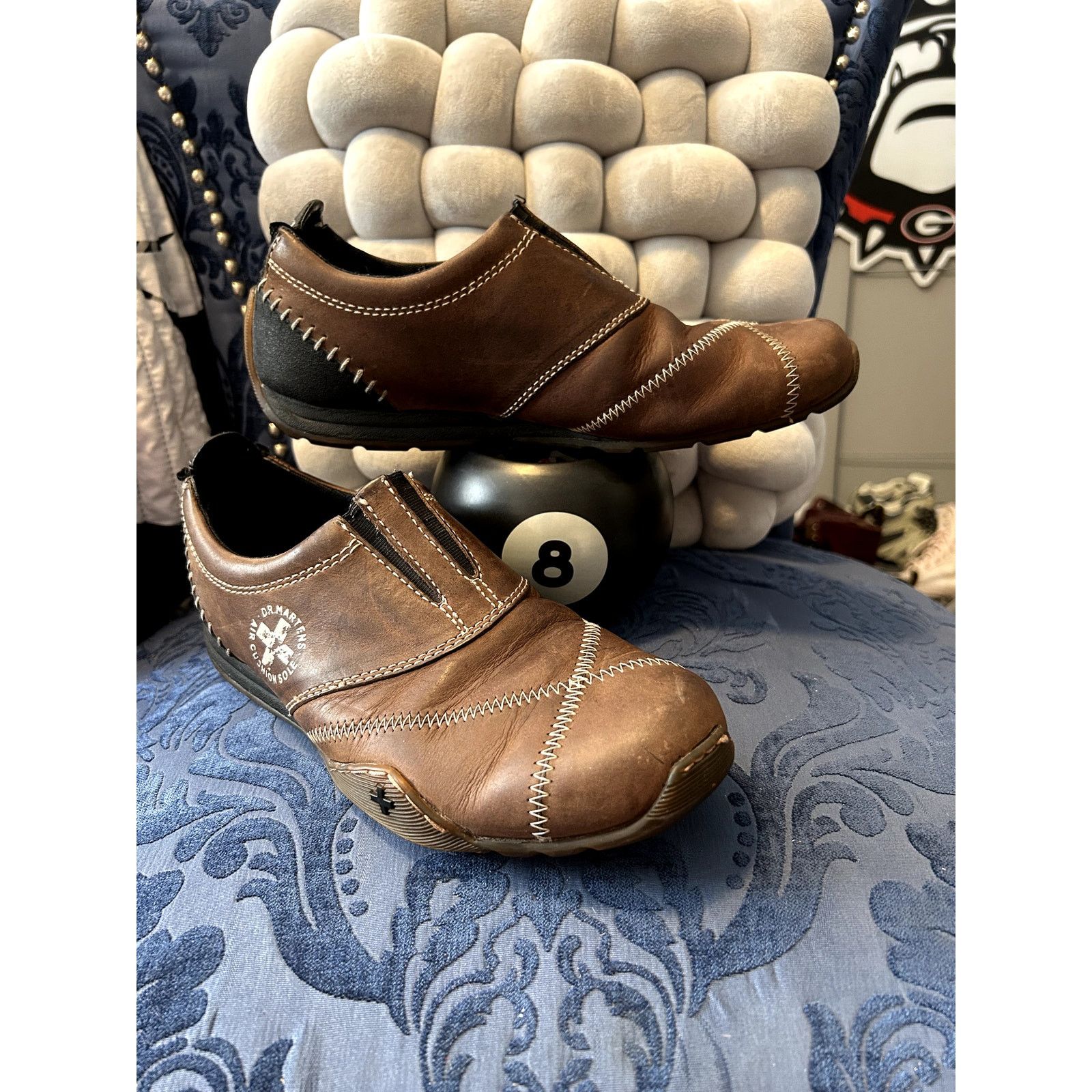 Dr. Martens Vintage Dr Martens Mens Brown Slip On Sneaker size 8/EU 41 Size US 8 / EU 41 - 1 Thumbnail
