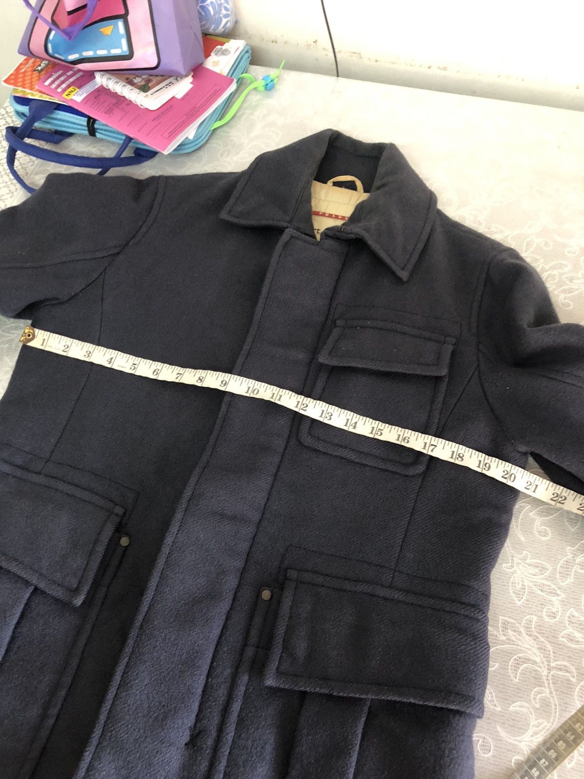 Prada Vintage 90s Prada Wool Jacket Size US S / EU 44-46 / 1 - 22 Thumbnail