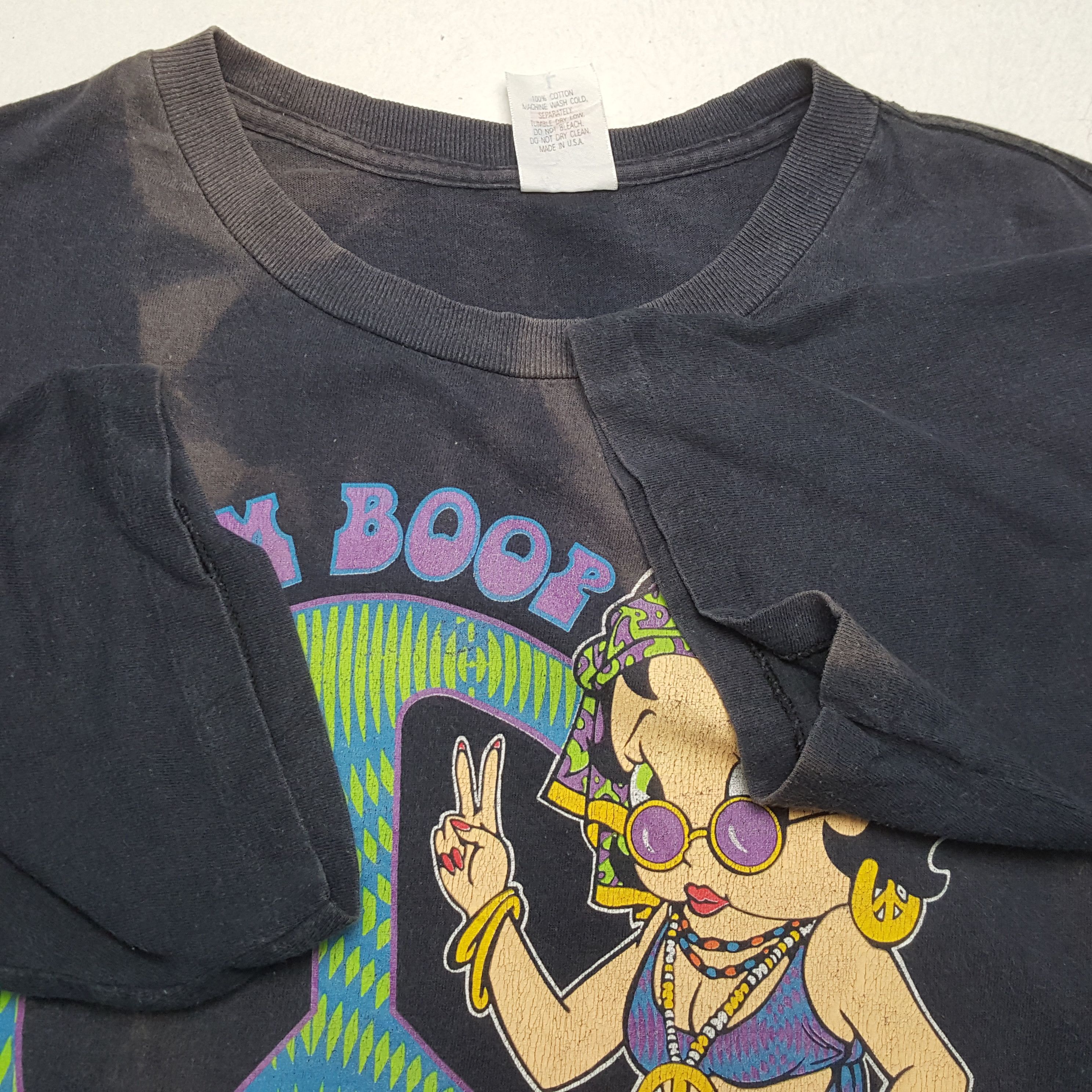 Cartoon Network × Vintage Vintage 90's BETTY BOOP American Cartoon Characters T-Shirts Size US L / EU 52-54 / 3 - 7 Thumbnail