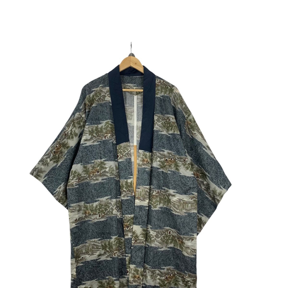 Vintage Vintage 70s KIMONO HOKKAIDO VILLAGE JAPAN Traditional Geisha Size XXL / US 16-18 / IT 52-54 - 2 Thumbnail