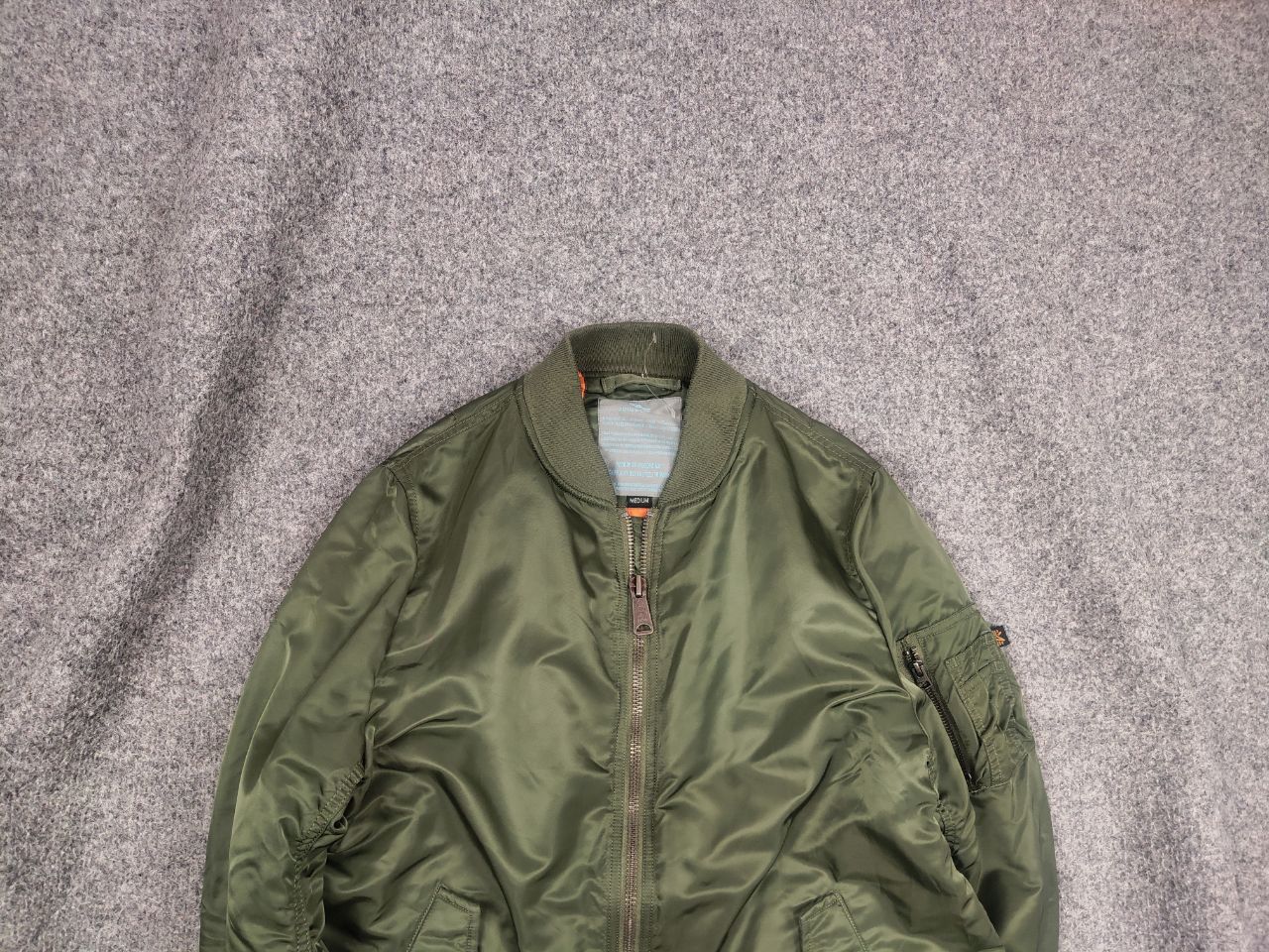 Alpha Industries Alpha Industries MA-1 Long green Military Bomber Jacket Size US M / EU 48-50 / 2 - 1 Thumbnail