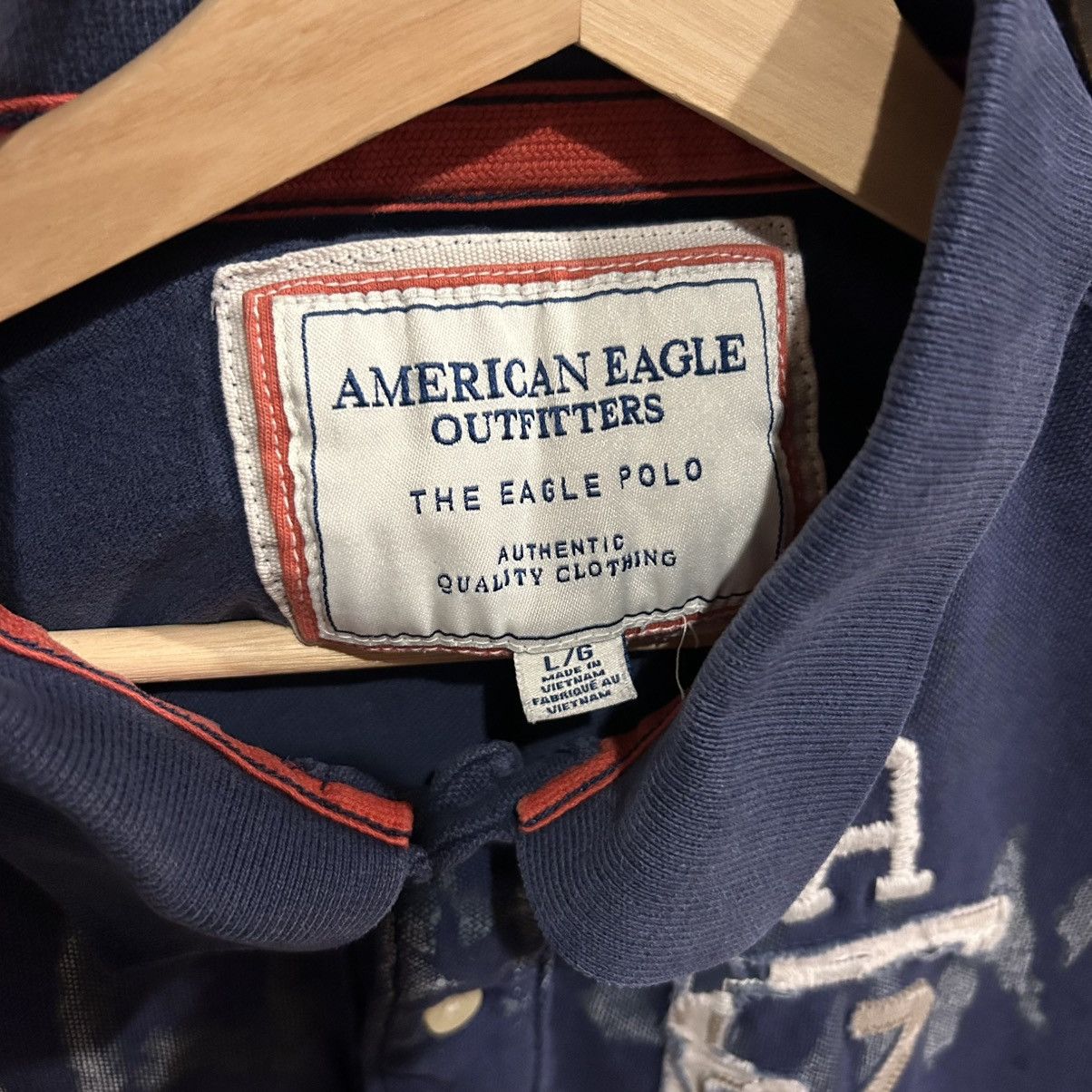 Vintage Y2K American Eagle Polo Size US L / EU 52-54 / 3 - 5 Thumbnail