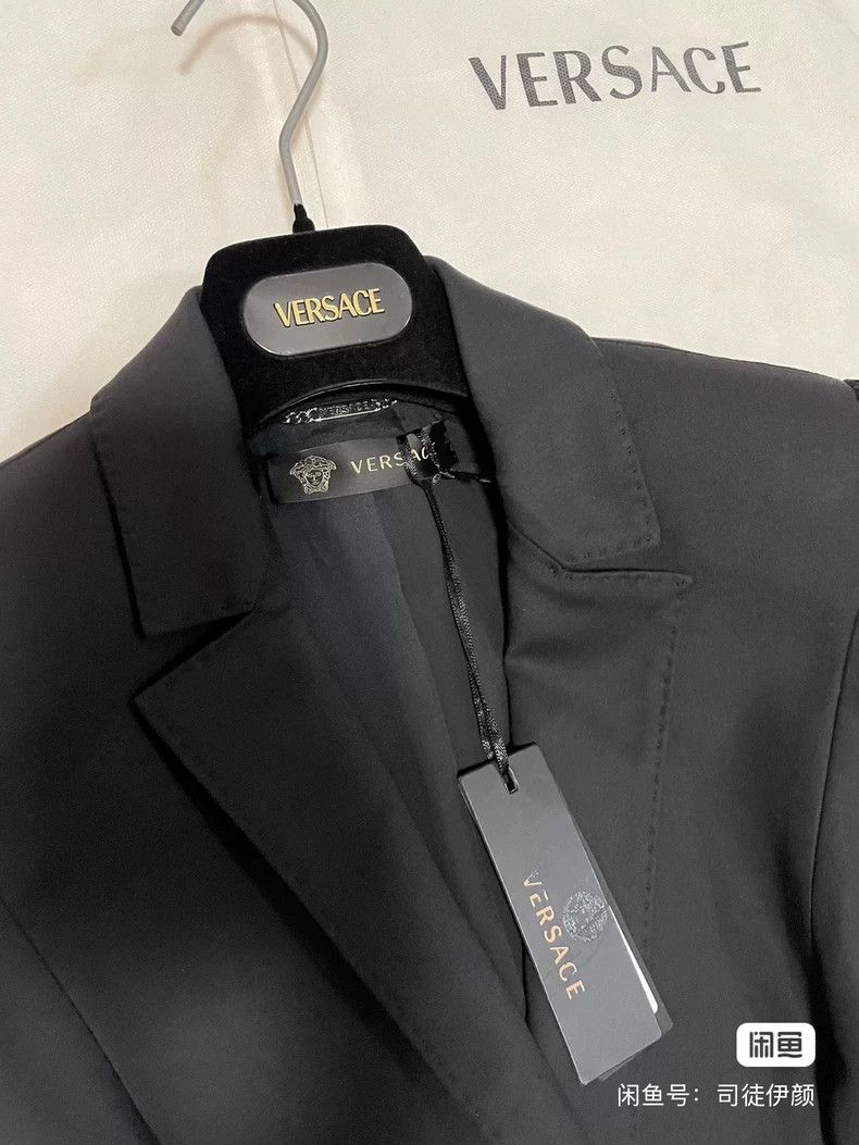 Versace Versace Classic blazer mesh sleeve design Size S / US 4 / IT 40 - 3 Thumbnail