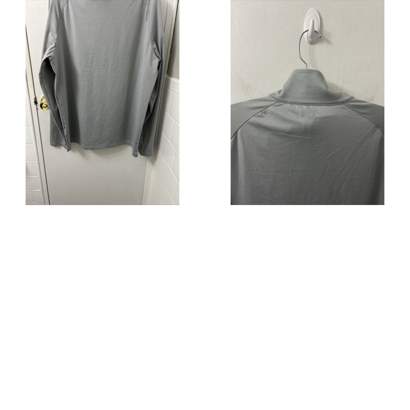Vintage Columbia Harvard University Omni-Wick Picker Pullover Mens L Gray NWT Mock Neck 1/4 Zip Size US L / EU 52-54 / 3 - 9 Thumbnail