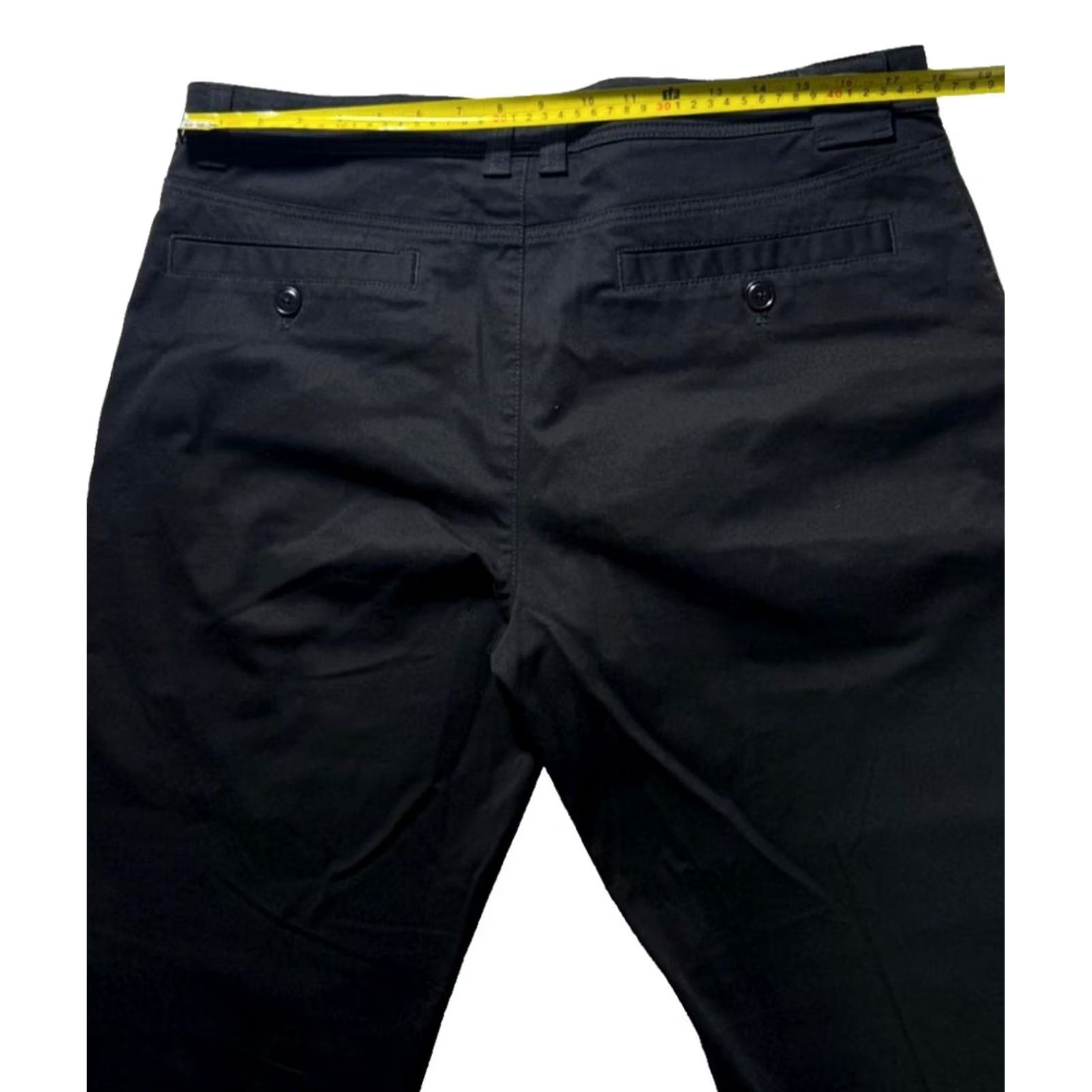 Diesel Diesel Pants for Men – Black Cotton Rayon Blend Slim Fit Chino SIZE 54 Casual Wear, 30 in Inseam, 33 in Waist, Logo Accents, Regular, 3P Size US 38 / EU 54 - 6 Thumbnail