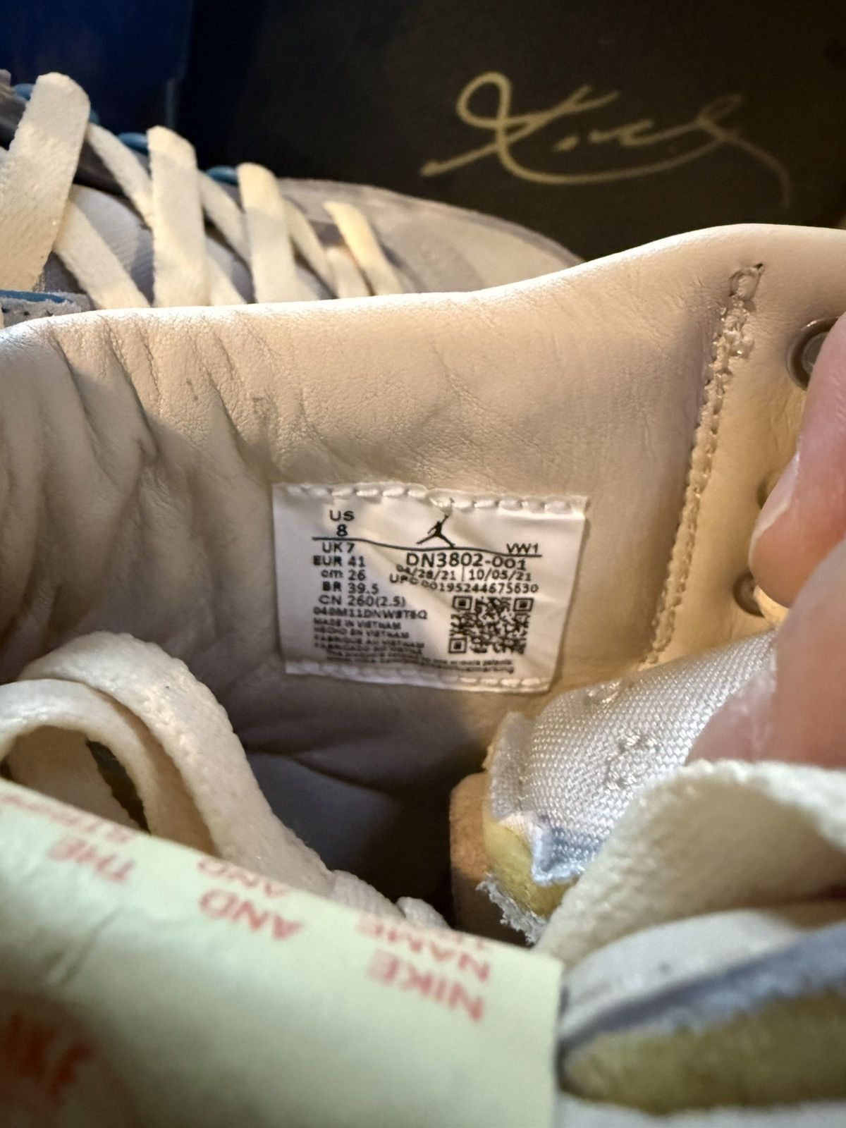 Union LA Union LA AJ2 SP ‘Grey Fog’ sz8 Size US 8 / EU 41 - 6 Thumbnail