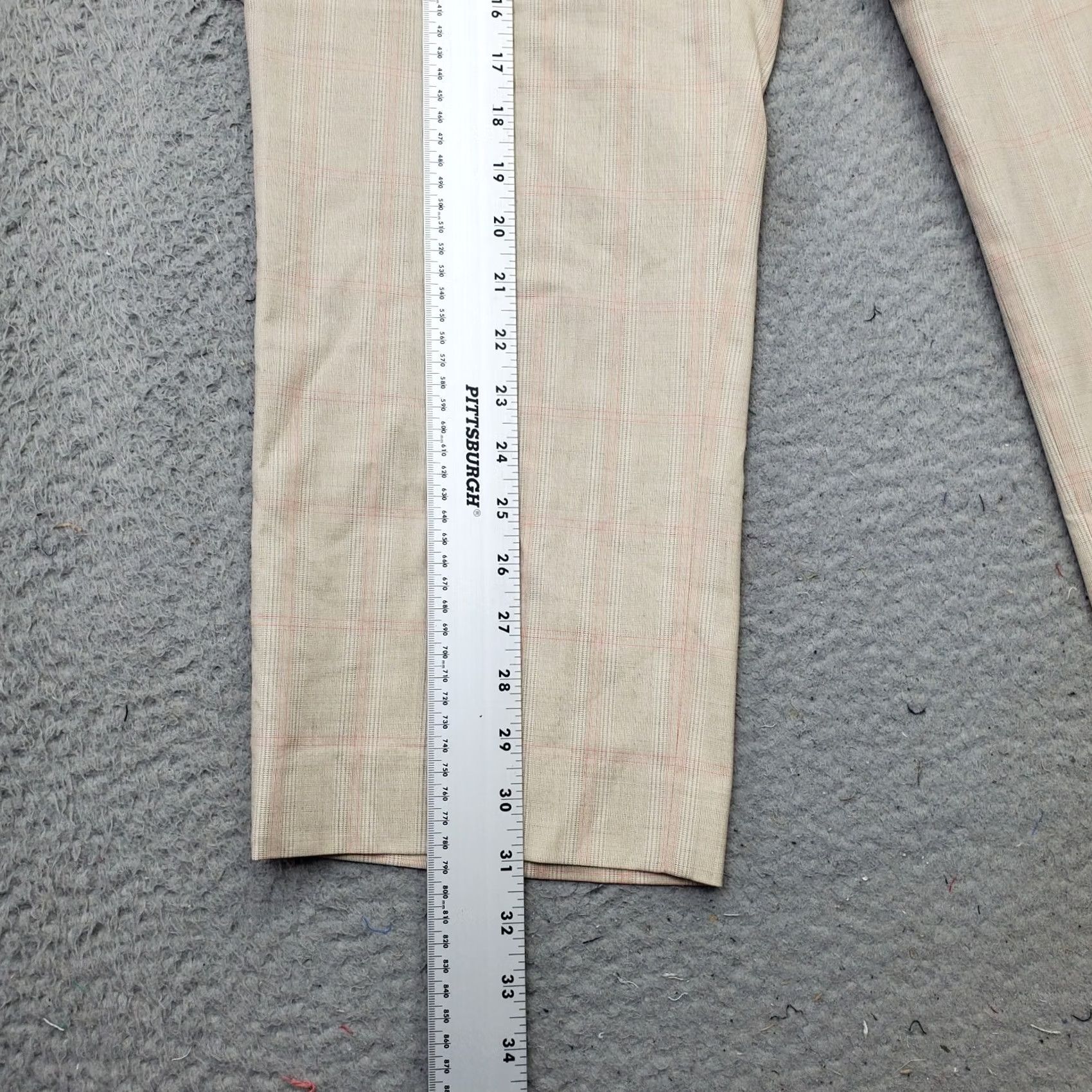 Jones New York Jones Wear Heritage Cropped Pants Womens Size 8P Multi Plaid Stretch Flat Front Size 30" / US 8 / IT 44 - 3 Thumbnail