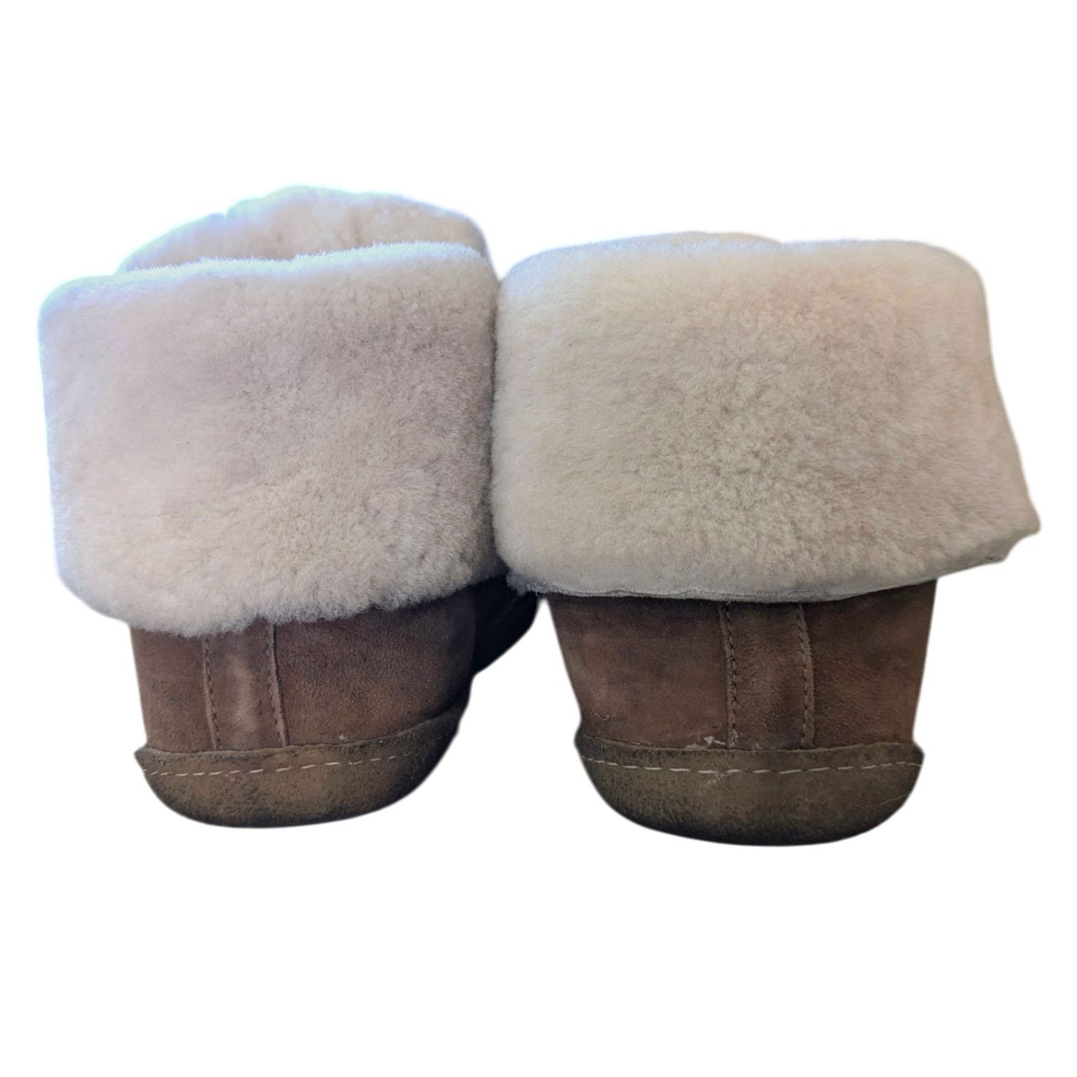 Anthropologie Anthropologie Laidback London Kilty Suede Sherpa Moccasins Size US 7.5 / IT 37.5 - 4 Thumbnail