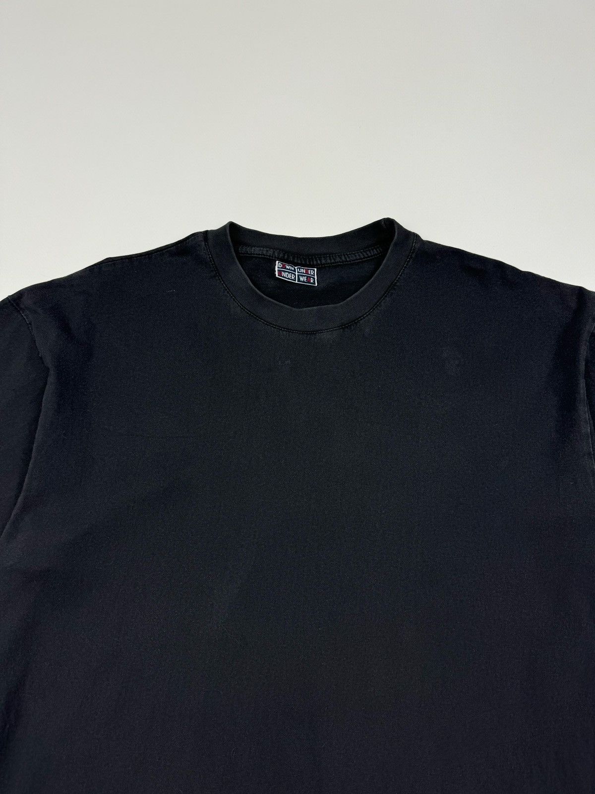 Vintage Y2K Vintage Faded Black Basic T-Shirt Size US L / EU 52-54 / 3 - 2 Thumbnail