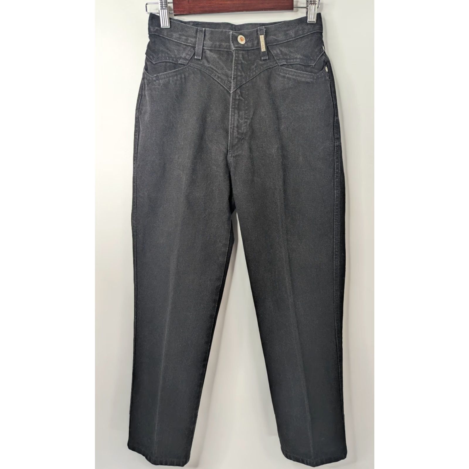 Vintage VINTAGE Rockies Jeans Womens 28/7 Black High Rise Straight Denim Jeans Women 28/7 Black Vintage Rocky… Size 28" / US 6 / IT 42 - 2 Thumbnail