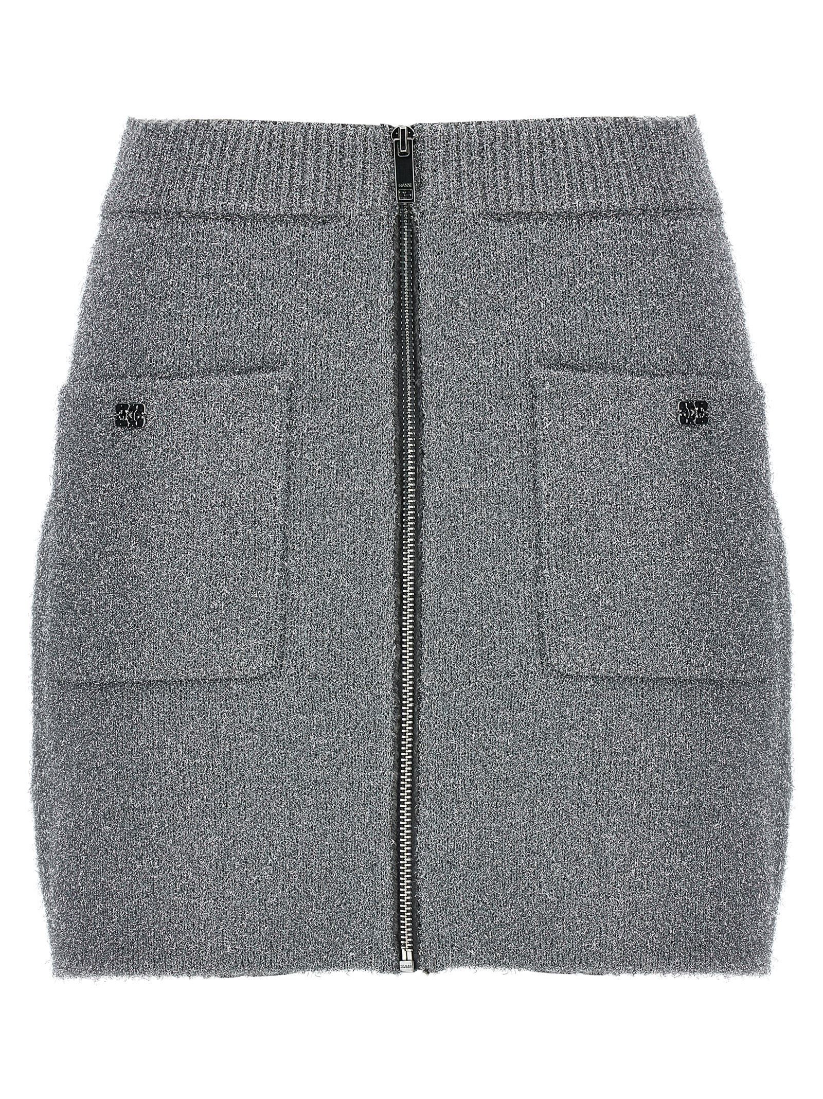 Ganni Sparkle Mini Skirt Size 28" / US 6 / IT 42 - 1 Thumbnail