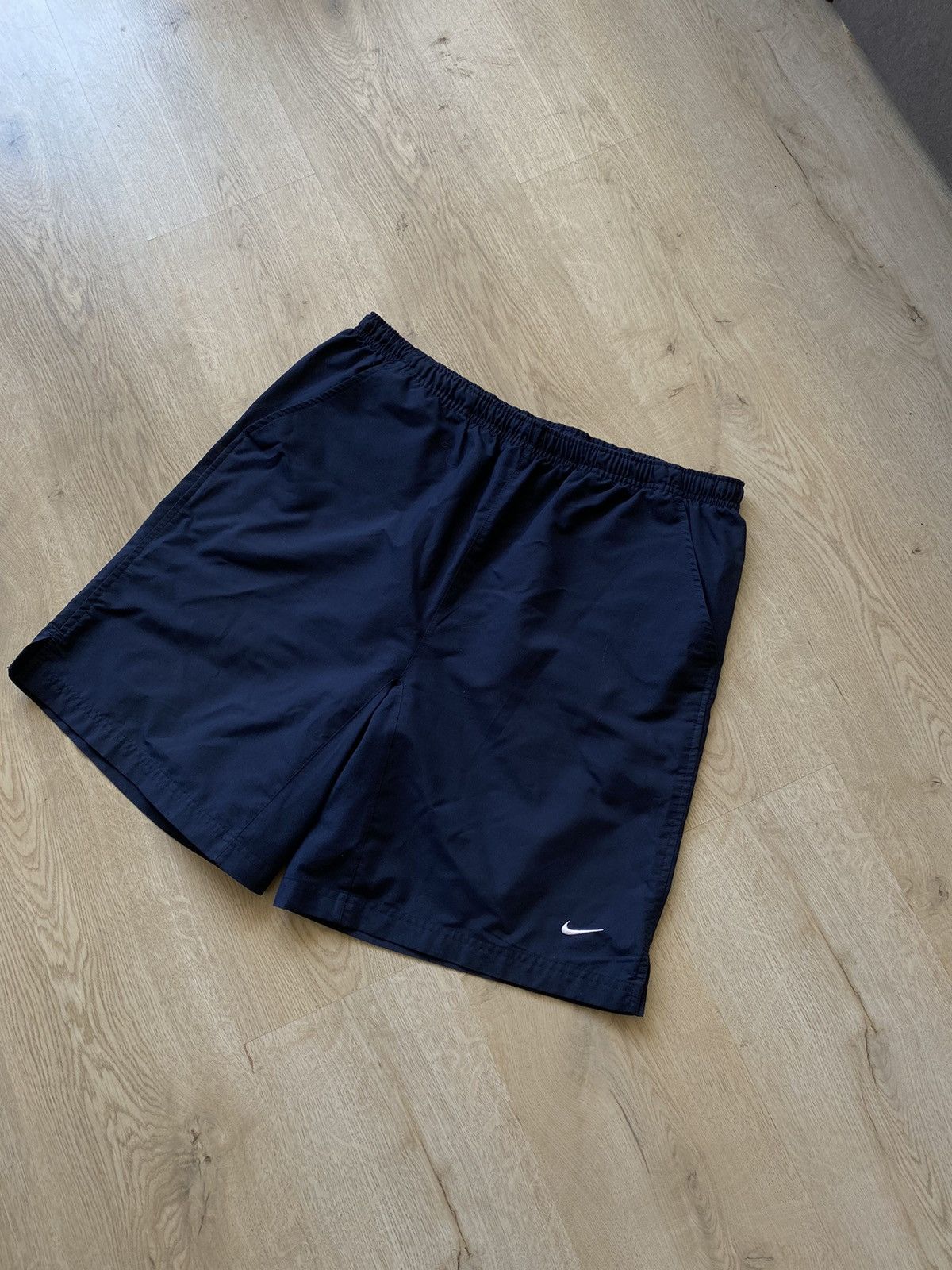 Japanese Brand × Nike × Vintage Vintage Nike Shorts Min Swoosh Drill baggy Hype Japanese Y2K Size US 34 / EU 50 - 2 Thumbnail