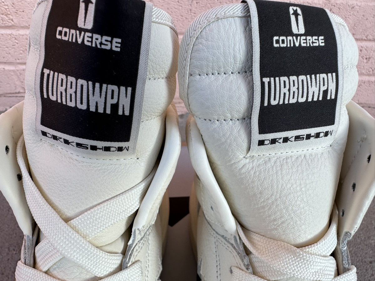 Converse × Rick Owens Drkshdw Rick Owens DRKSHDW Converse TURBOWPN Size US 9.5 / EU 42-43 - 8 Thumbnail