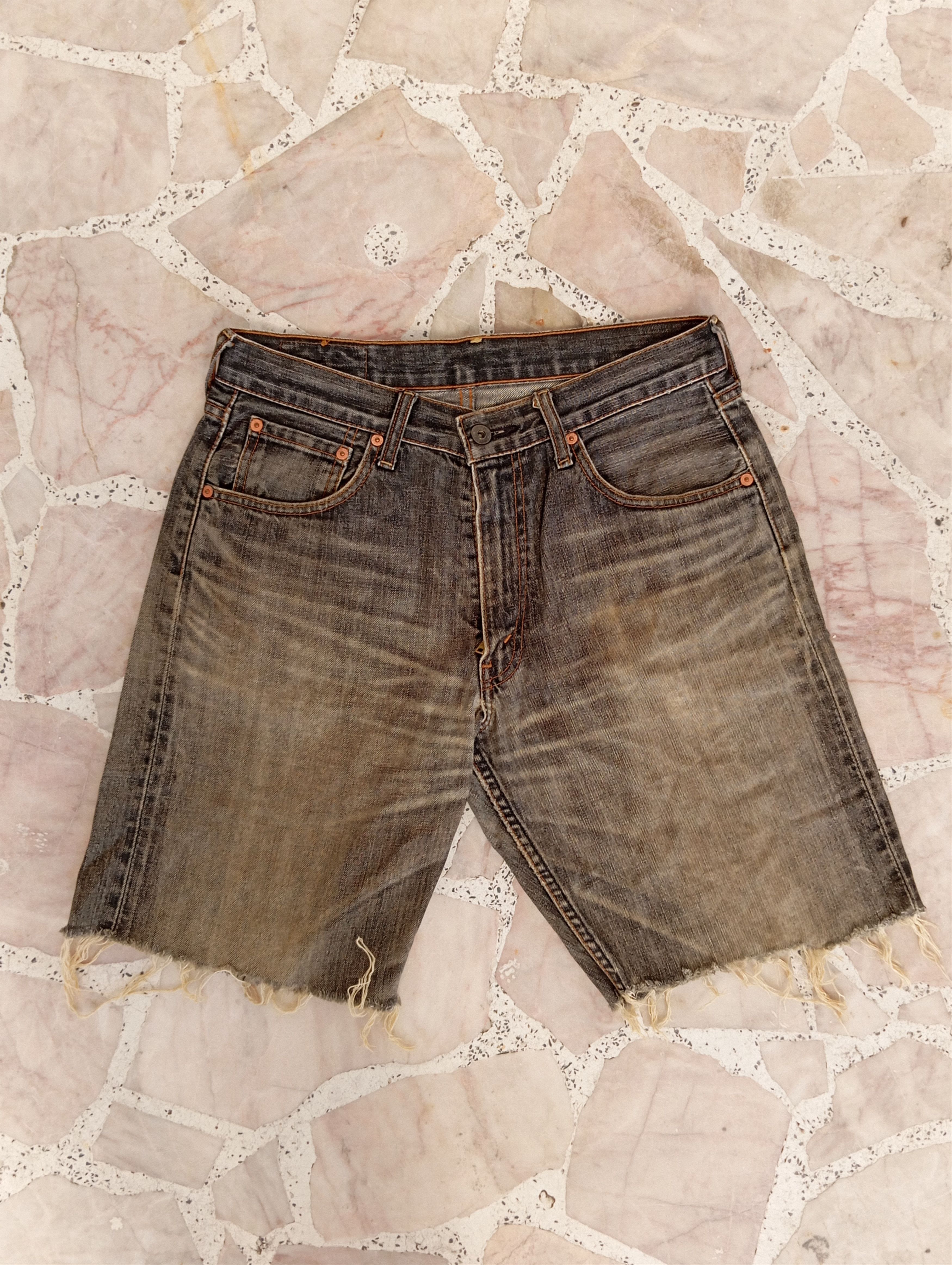Levi's × Vintage Levis Distressed Short Denim Size US 29 - 1 Thumbnail