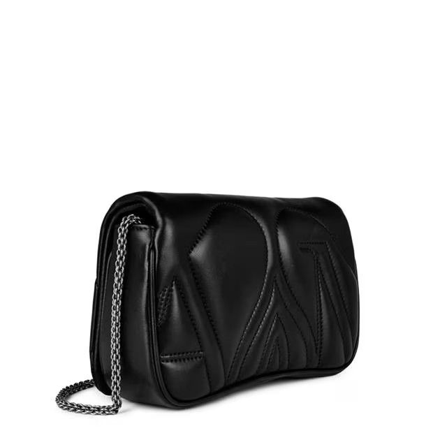 Alexander McQueen o1g2r1mq0824 Size: OS / The Seal Small Bag in Black Size ONE SIZE - 3 Thumbnail