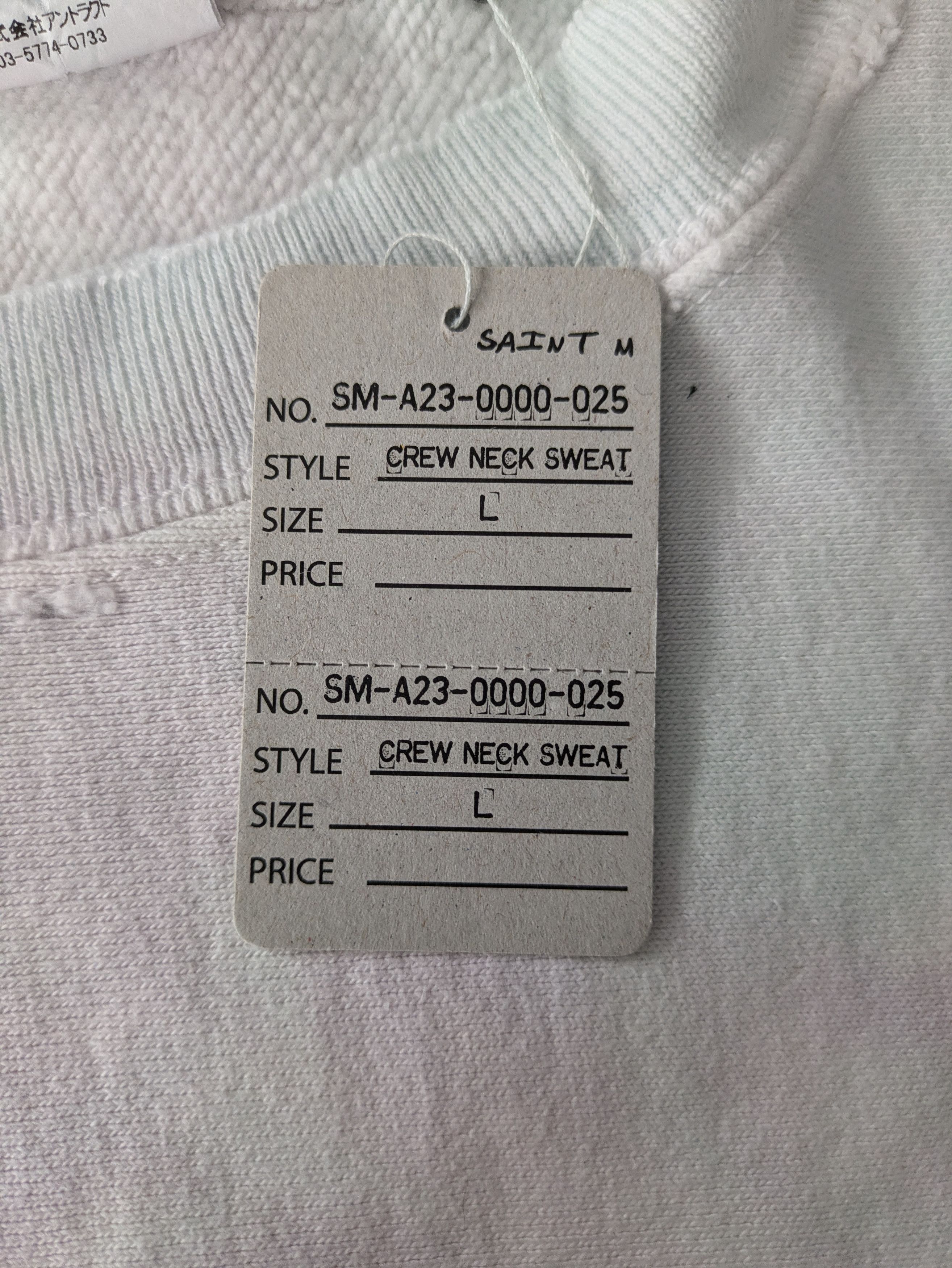 Saint Michael Destroyed Tie-Dye PionCham Sweatshirt Size US L / EU 52-54 / 3 - 6 Thumbnail