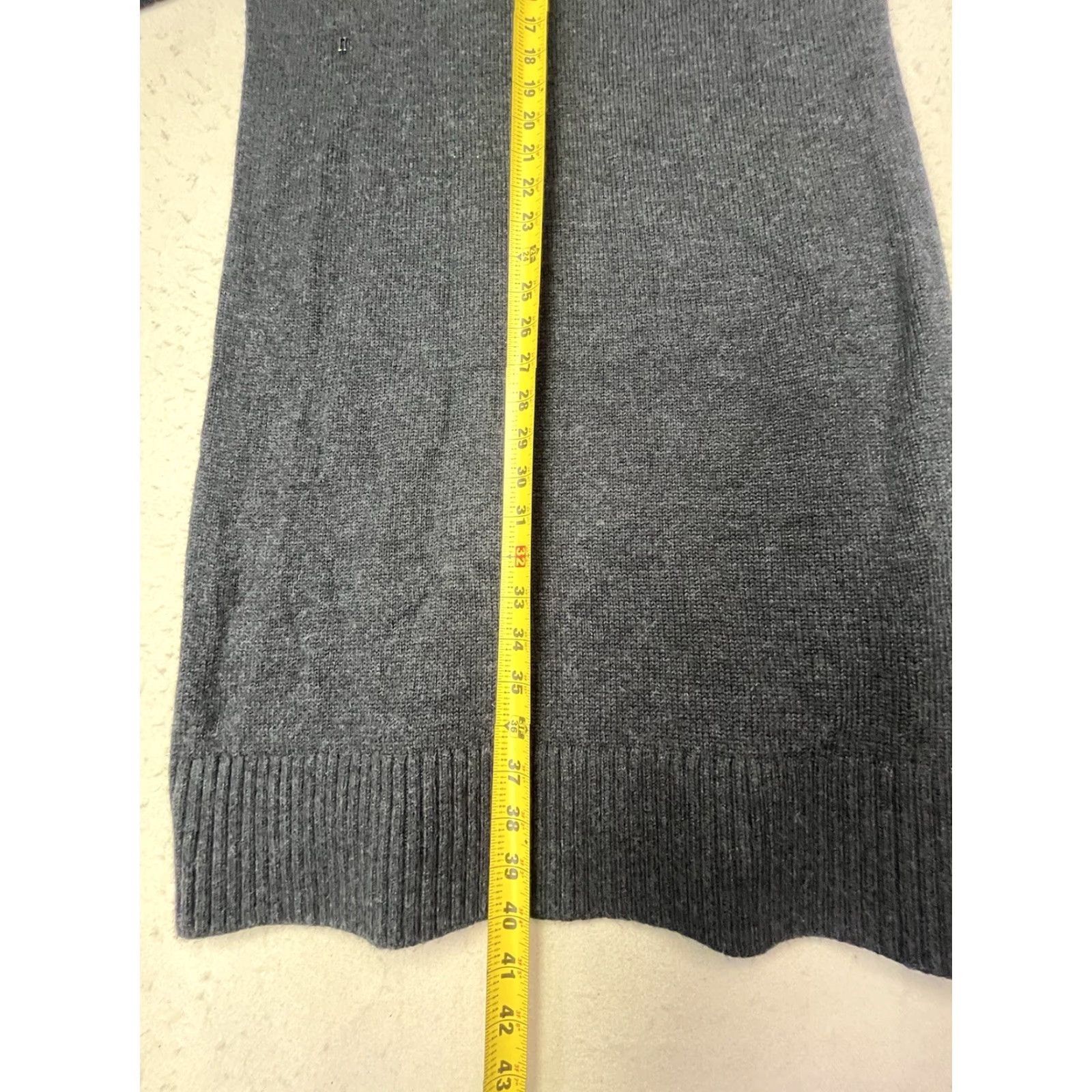 Vintage Kit and Ace Dress Merino Wool V-Neck Long Sleeve Midi Black Women's Small Size S / US 4 / IT 40 - 4 Thumbnail