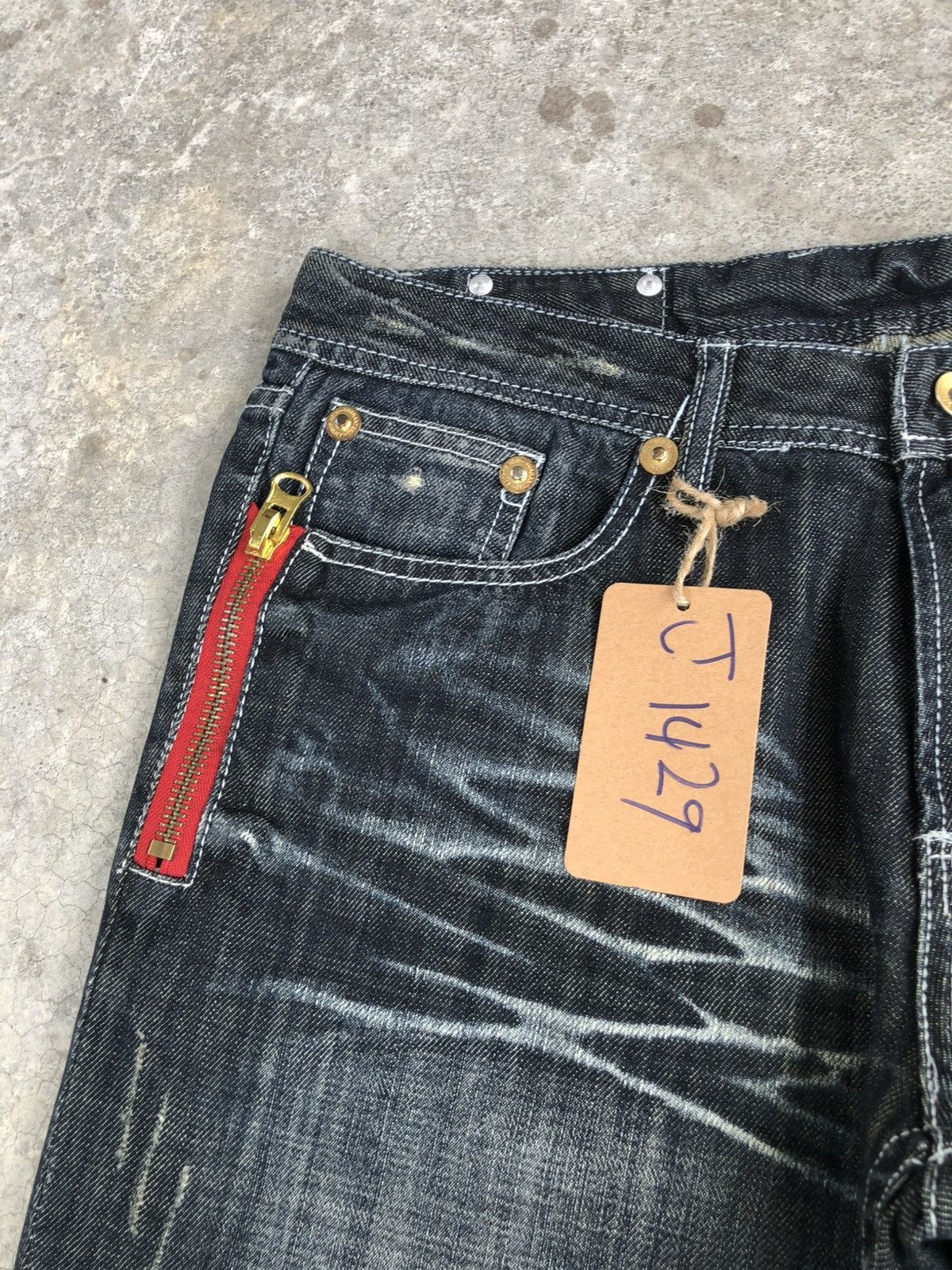 If Six Was Nine Semantic Design Flared Jeans Distressed Jeans Size US 32 / EU 48 - 15 Thumbnail
