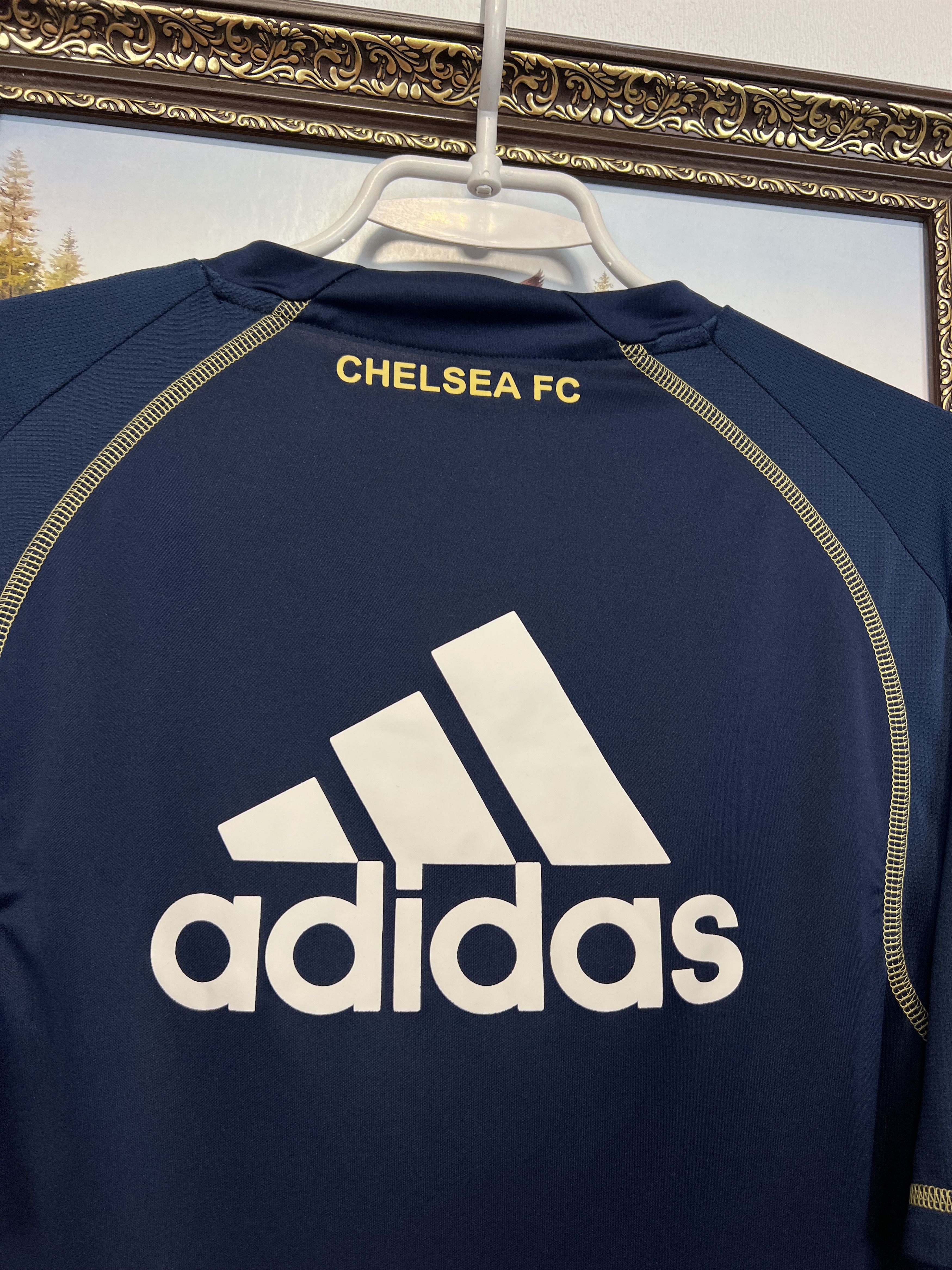 Adidas Vintage Chelsea Football Player Issue Train Shirt Jersey Size US XL / EU 56 / 4 - 9 Thumbnail