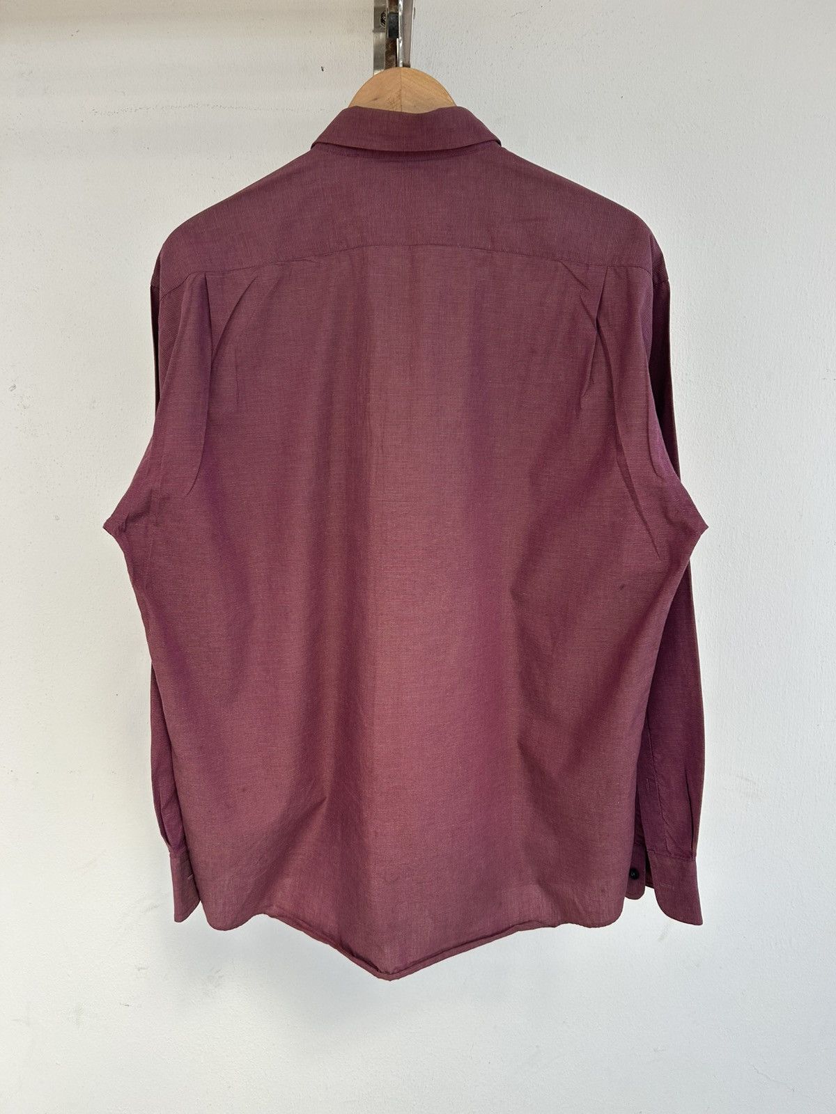 Yves Saint Laurent YSL Vintage Marroon Button Ups Size US XL / EU 56 / 4 - 2 Thumbnail