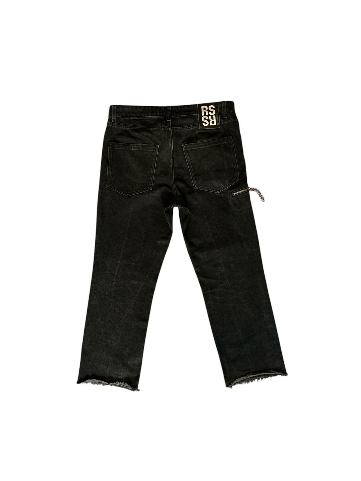 Raf by Raf Simons Cropped Denim Pants with Zipped Pocket Size US 32 / EU 48 - 2 Thumbnail