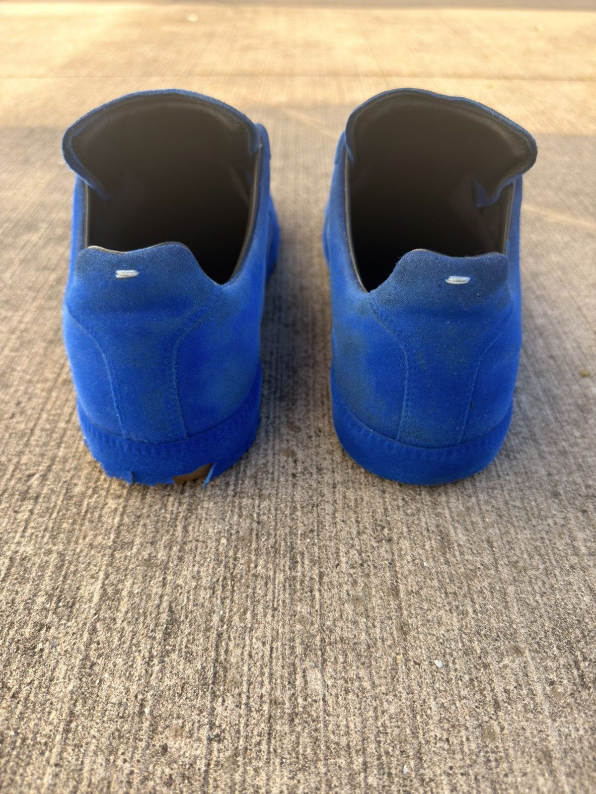 Maison Margiela GAT Low Blue Velvet Size US 10 / EU 43 - 3 Thumbnail