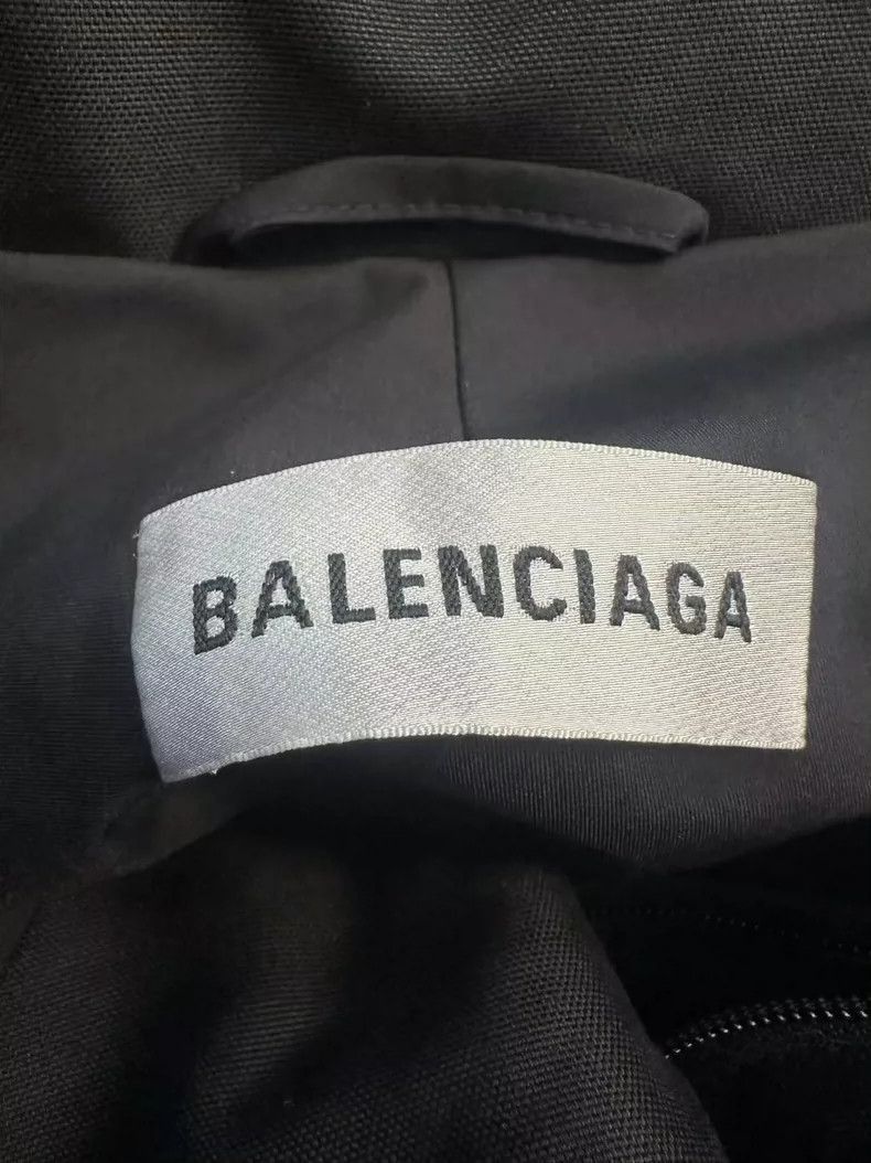 Balenciaga Balenciaga Swing Parka with Embroidered Logo-2505 Size XS / US 0-2 / IT 36-38 - 3 Thumbnail