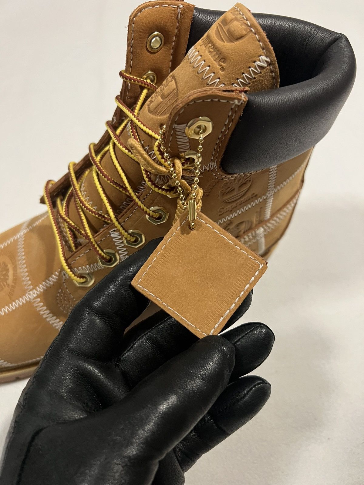 Supreme × Timberland Timberland x Supreme 6 inch Patchwork Boots ‘26 Size US 9.5 / EU 42-43 - 6 Thumbnail