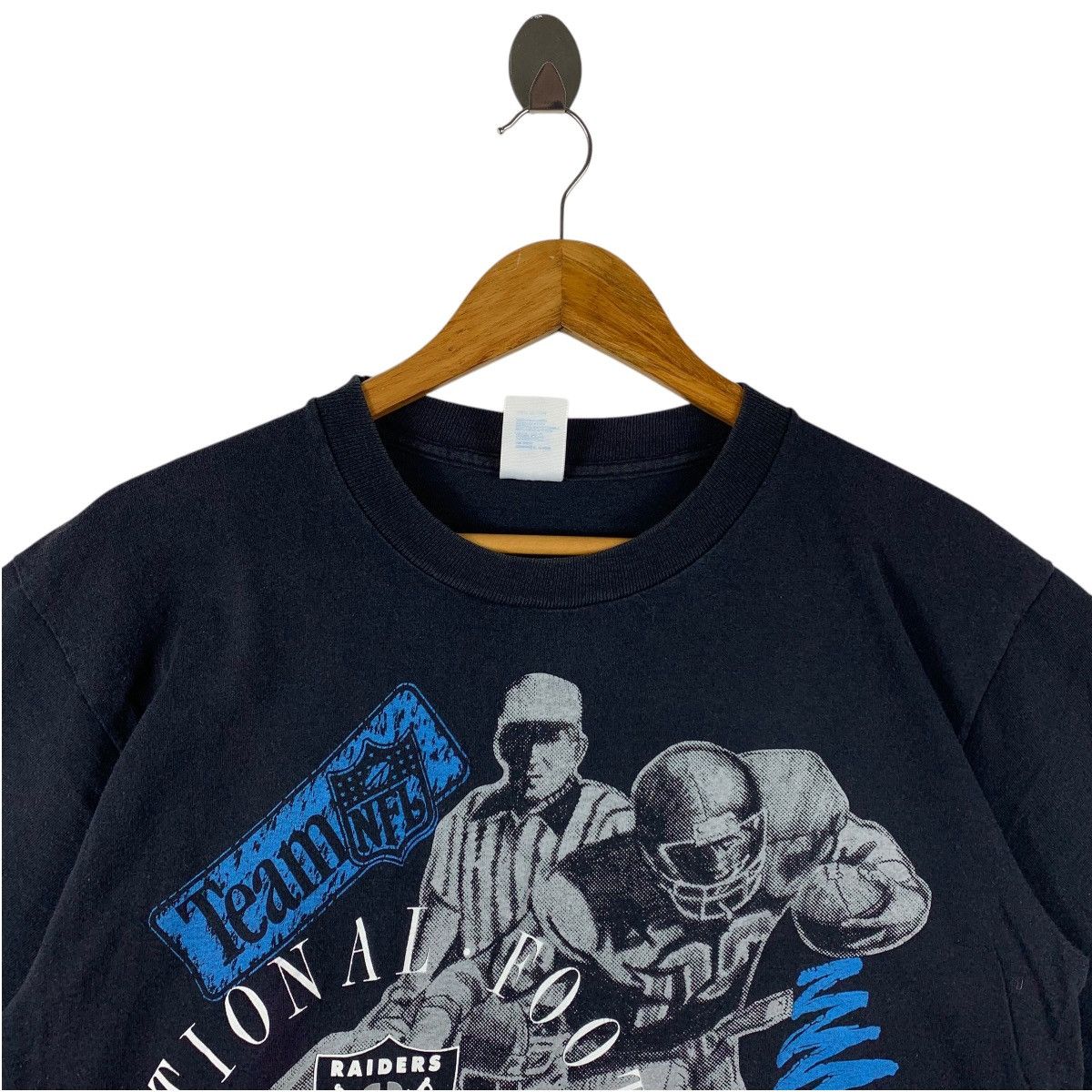 NFL × Vintage Vintage 90s LOS ANGELES RAIDERS Big logo printed tee Size US L / EU 52-54 / 3 - 2 Thumbnail