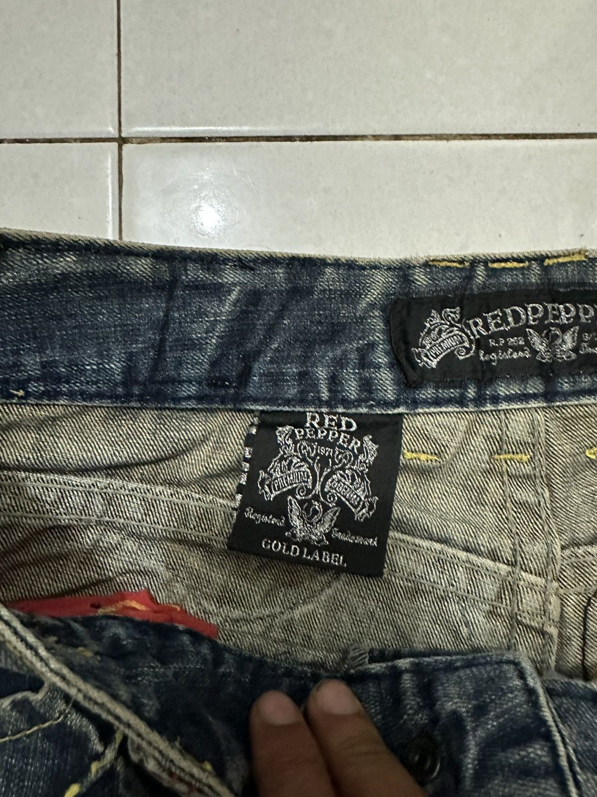Vintage VTG Distress Red Pepper Japan & Co Jeans Size US 31 - 11 Thumbnail