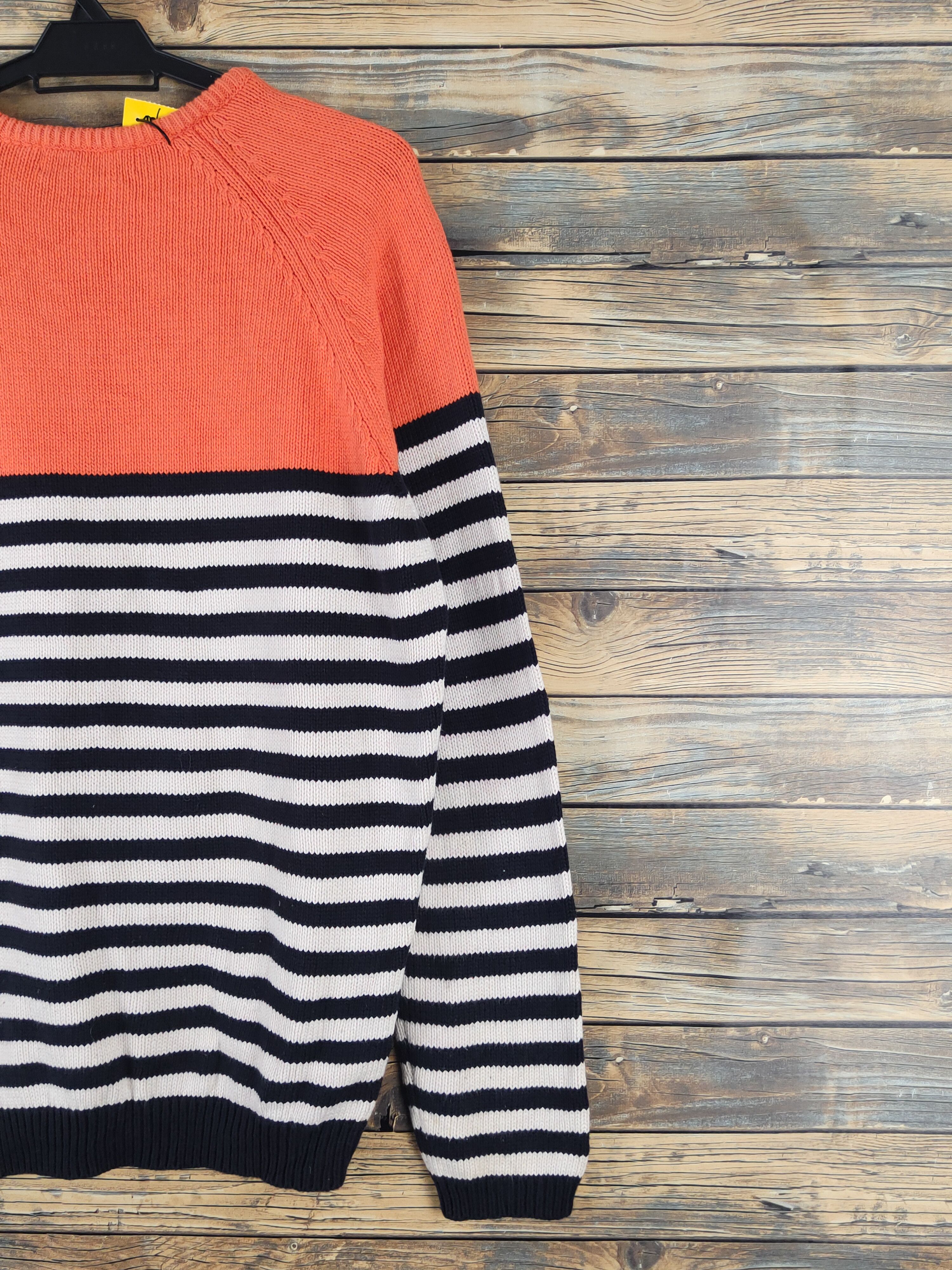 Aran Isles Knitwear Japanese Brand Orange Knitwear Sweatshirts #W1763 Size US L / EU 52-54 / 3 - 9 Thumbnail