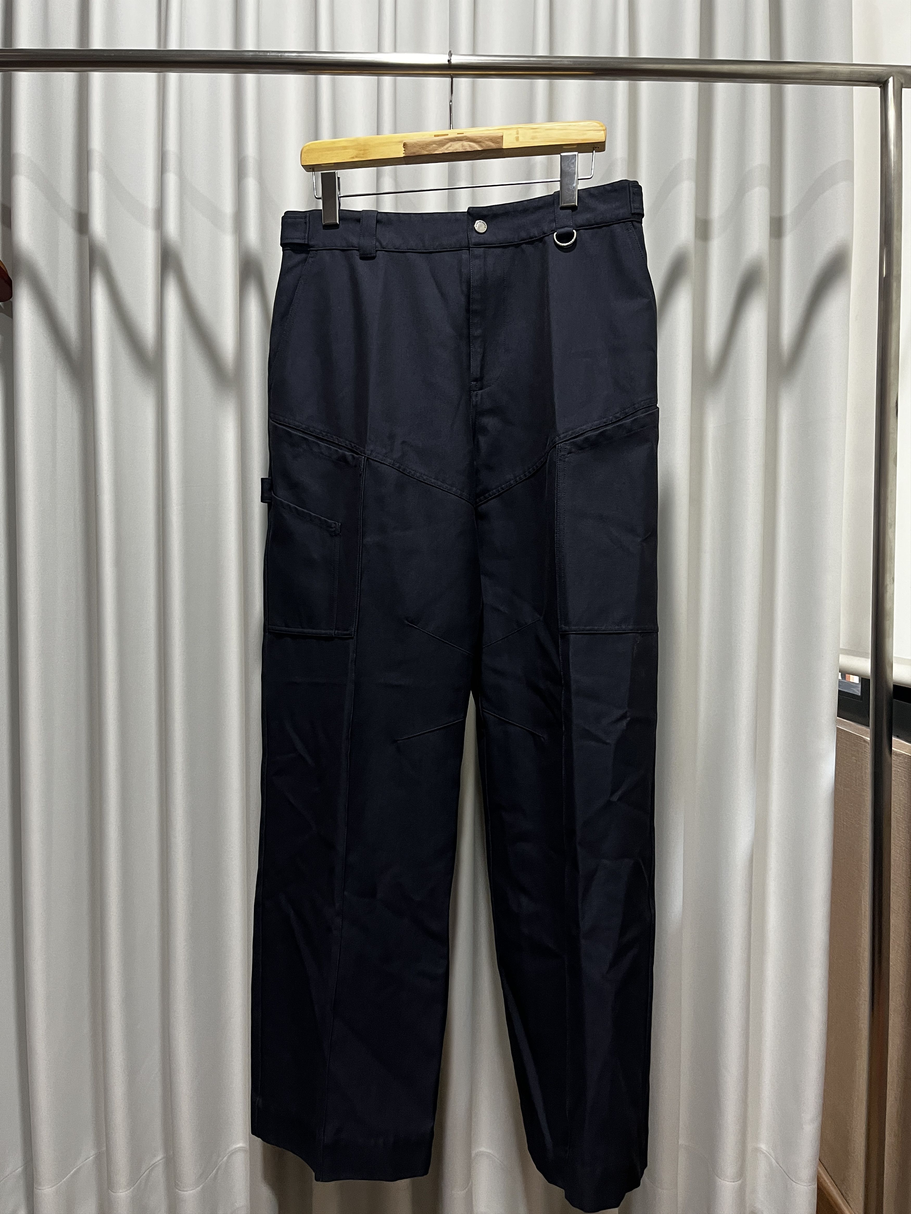Marine Serre Navy Cotton Trousers Size US 34 / EU 50 - 1 Thumbnail