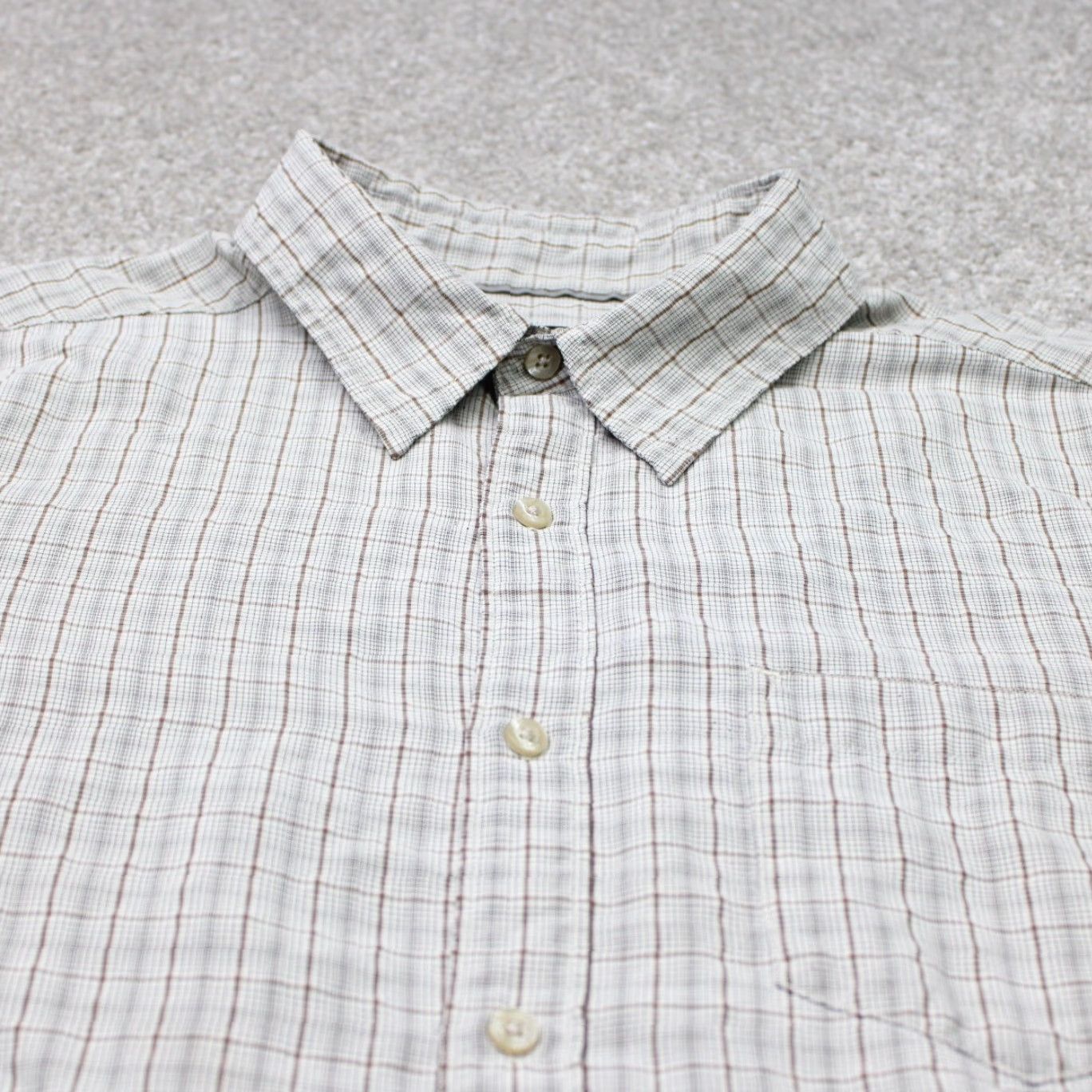 Marmot Marmot Shirt Mens XL Brown Plaid Button-Up Short Sleeve Casual Travel Workwear Wool? No — Polyblend Size US XL / EU 56 / 4 - 7 Thumbnail