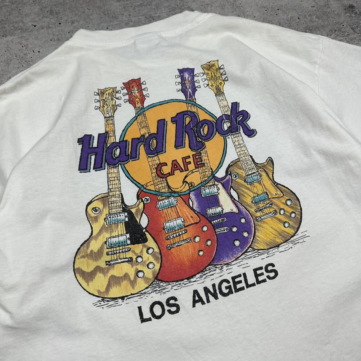 Hard Rock Cafe Vintage Hard Rock Cafe Los Angeles T-shirt White Men’s Size US XL / EU 56 / 4 - 14 Thumbnail