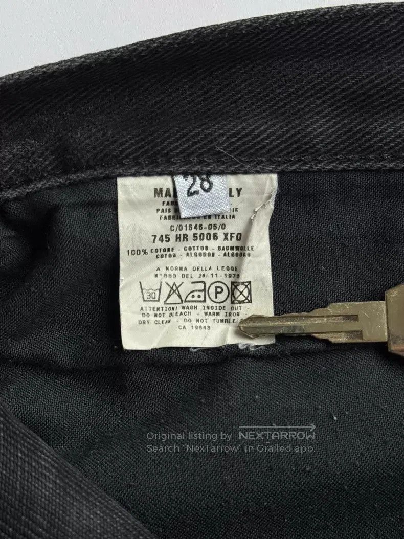 Helmut Lang Helmut Lang Waxed Black Denim Pants Size US 28 / EU 44 - 6 Thumbnail