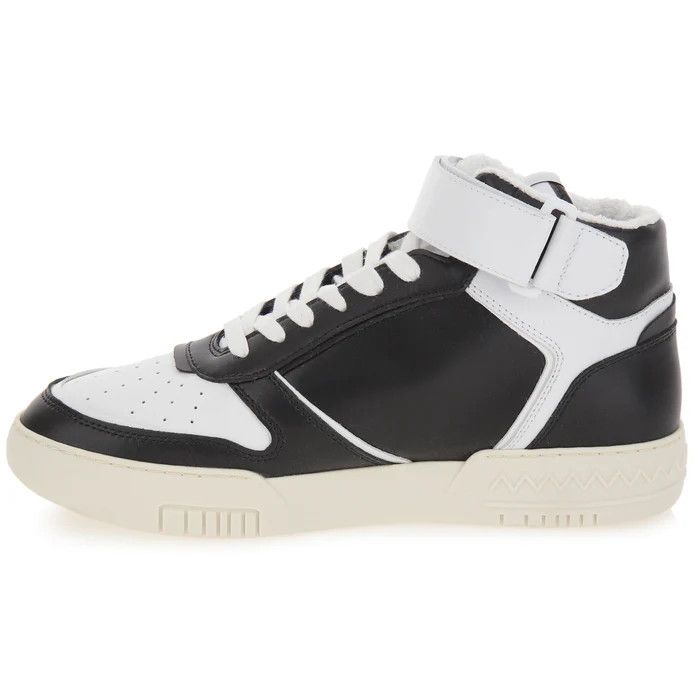 Missoni o1y0225 Logo Hi-Top Sneakers in White/Black Size US 5 / EU 37 - 2 Thumbnail