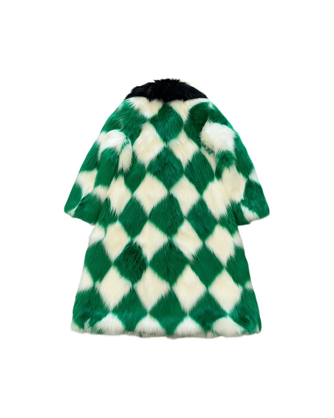 Casablanca Casablanca AW21 Harlequin Faux Fur Coat Size US S / EU 44-46 / 1 - 5 Thumbnail