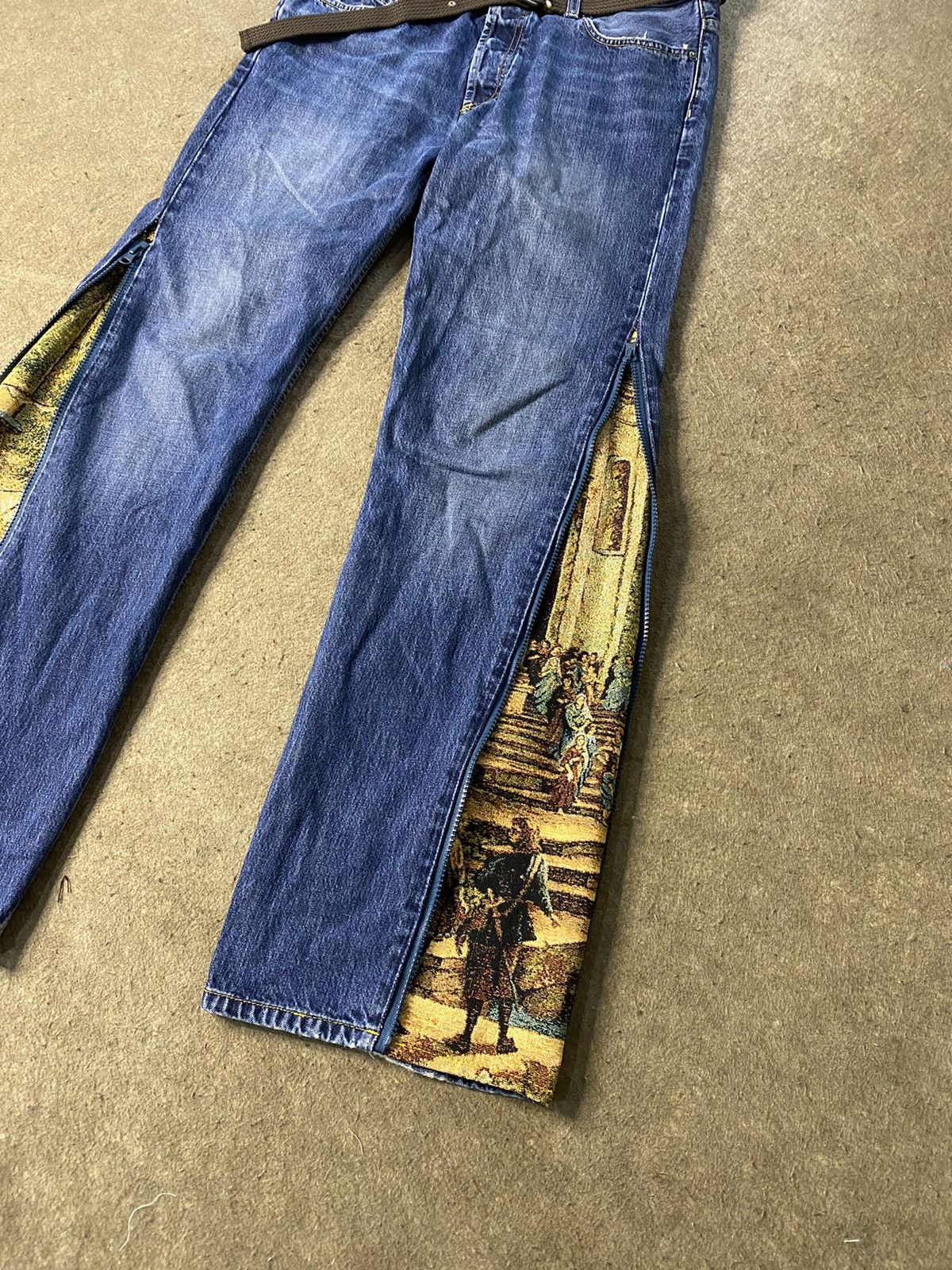 Carhartt distressed Texas pants barocco style