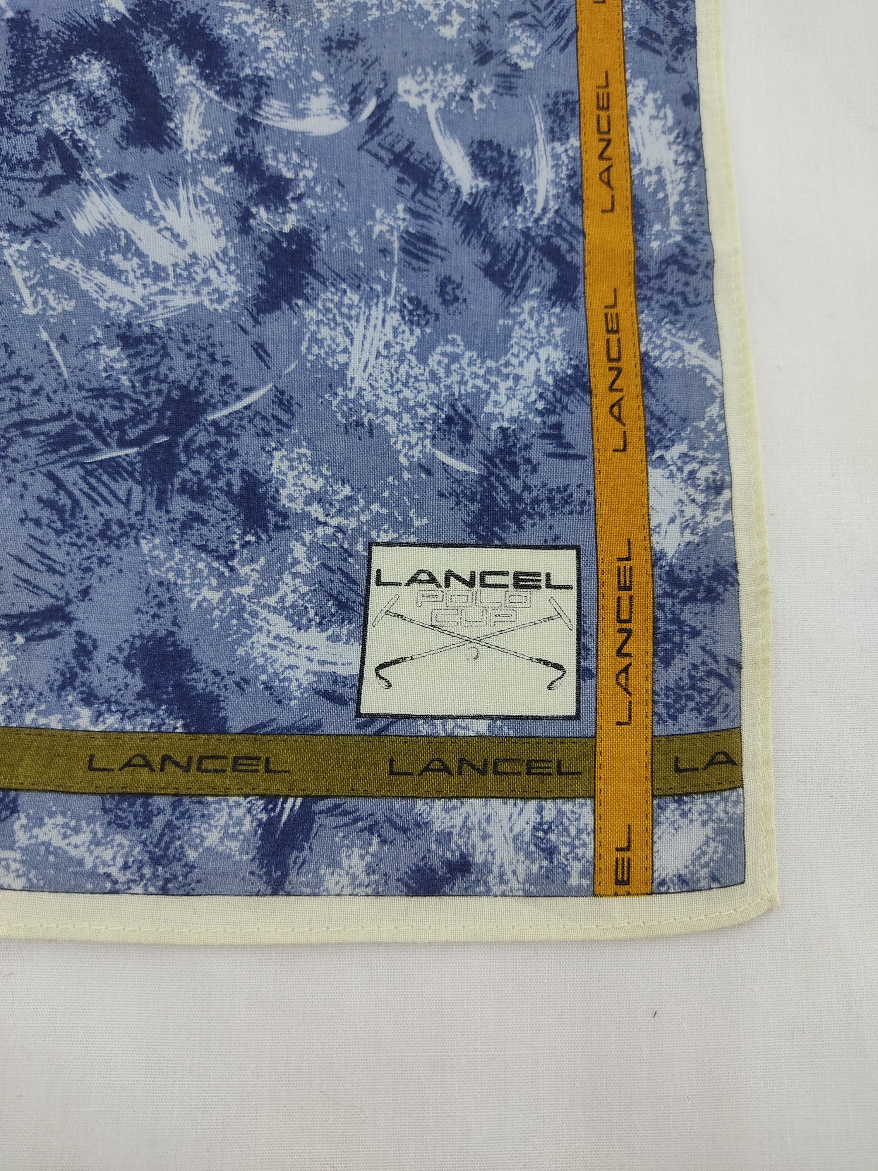 Lancel × Vintage Vintage Lancel Polo Cup Handkerchief / Neckwear / Bandana Size ONE SIZE - 5 Thumbnail
