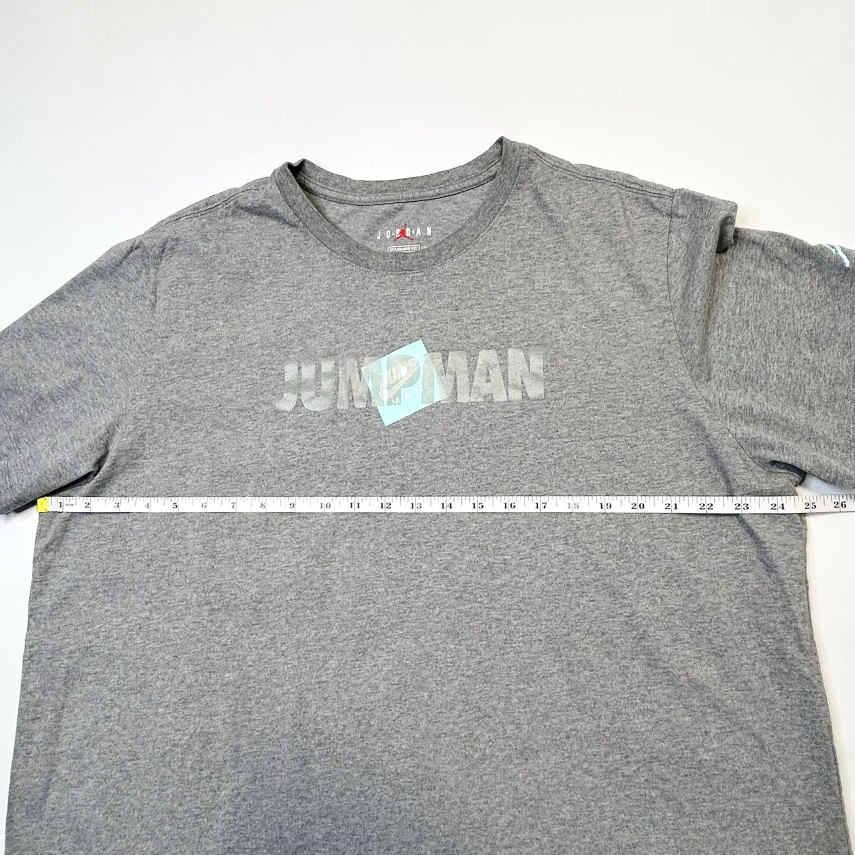 Nike Nike Air Jordan Jumpman Logo T Shirt Mens XXL Gray CV3405 Size US XXL / EU 58 / 5 - 6 Thumbnail