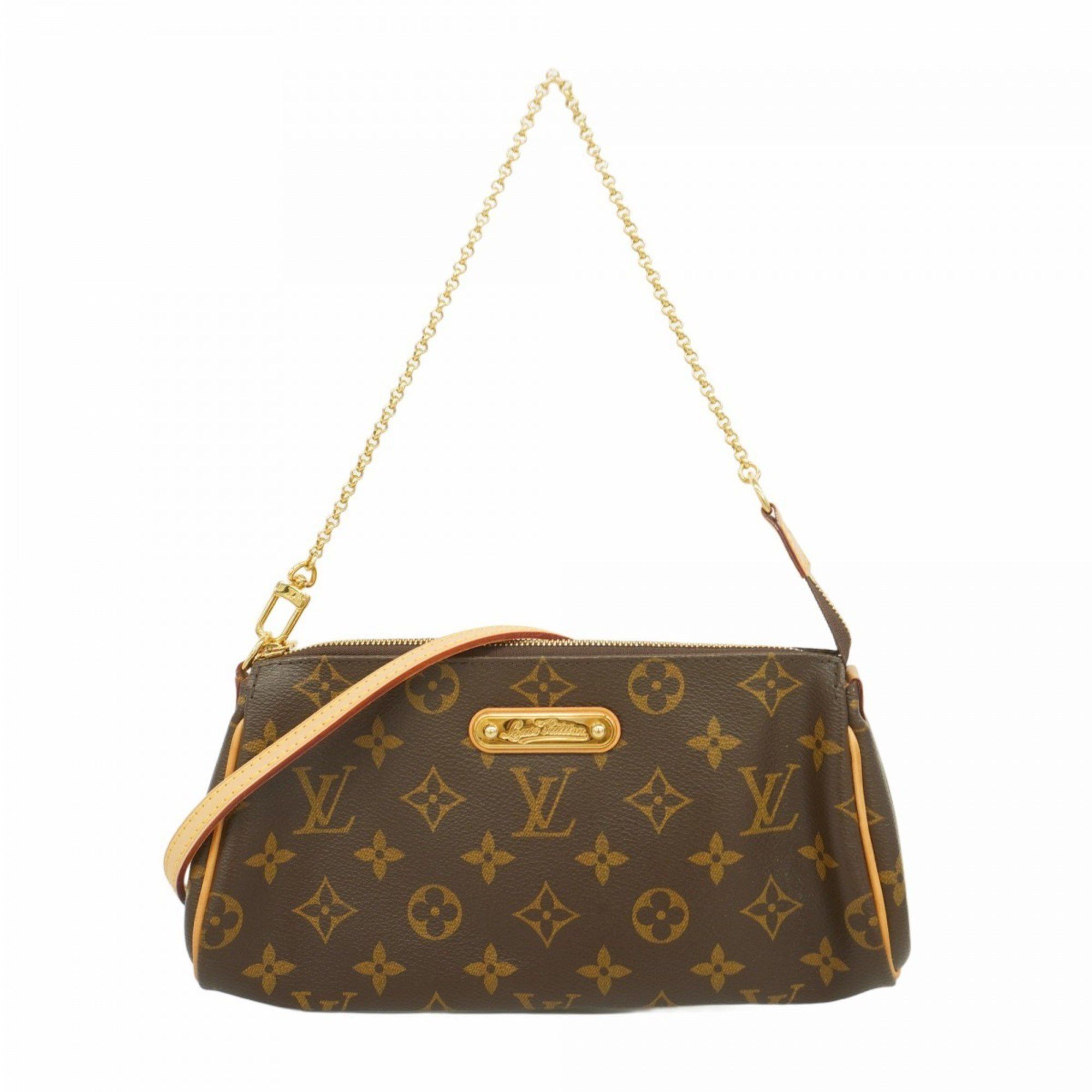 Louis Vuitton Shoulder Bag Monogram Eva M95567 Brown Ladies, Women's