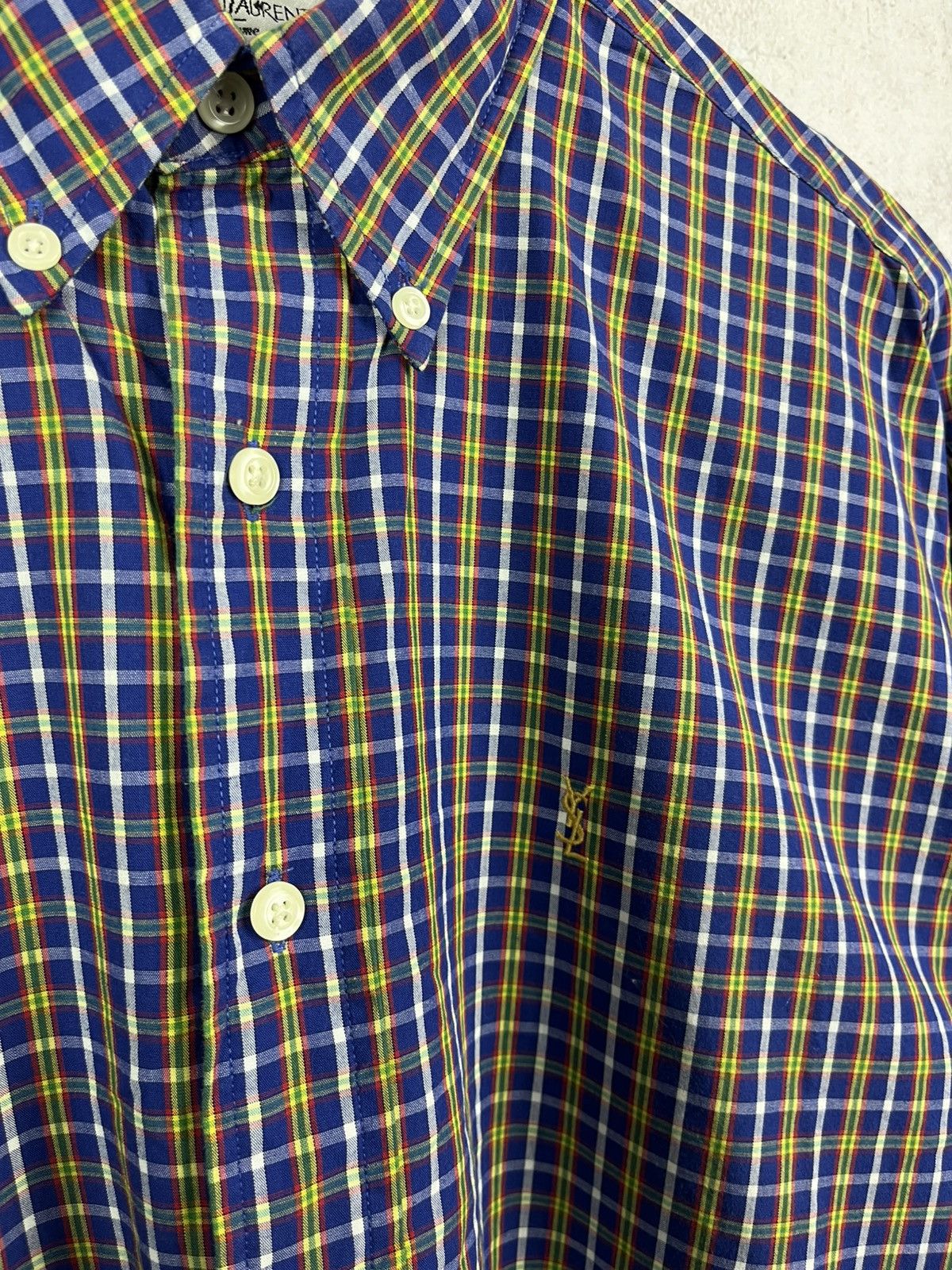 Yves Saint Laurent Vintage 90s Yves Saint Laurent YSL Shirt Rare Retro Y2K Hype Size US M / EU 48-50 / 2 - 4 Thumbnail