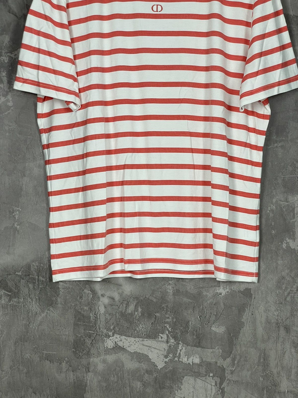 Vintage Dior Uniform Archive Luxury Striped T shirt Size US M / EU 48-50 / 2 - 5 Thumbnail