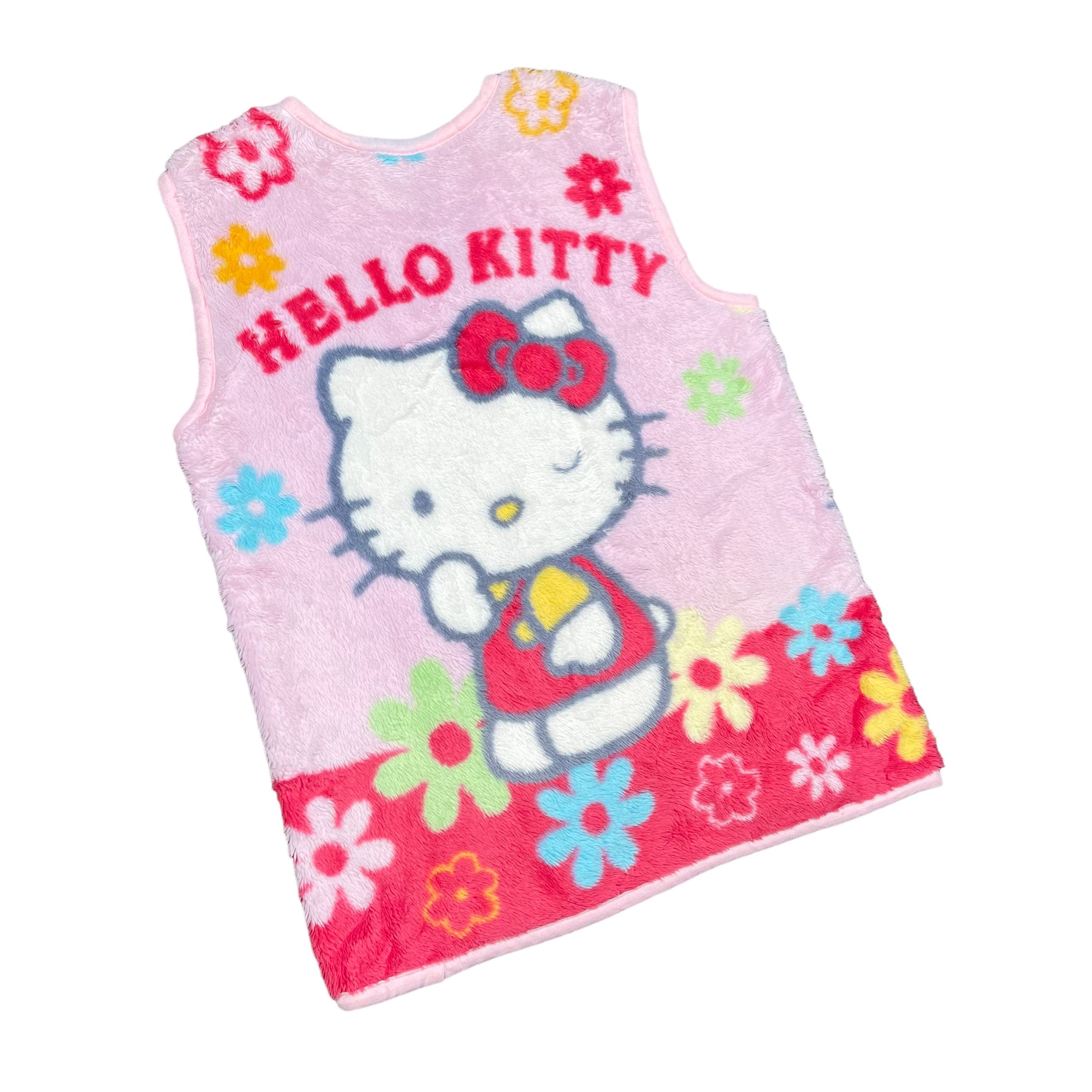 Anime × Cartoon Network Hello Kitty Anime Cute Fleece Graphic Vest Size US M / EU 48-50 / 2 - 3 Thumbnail
