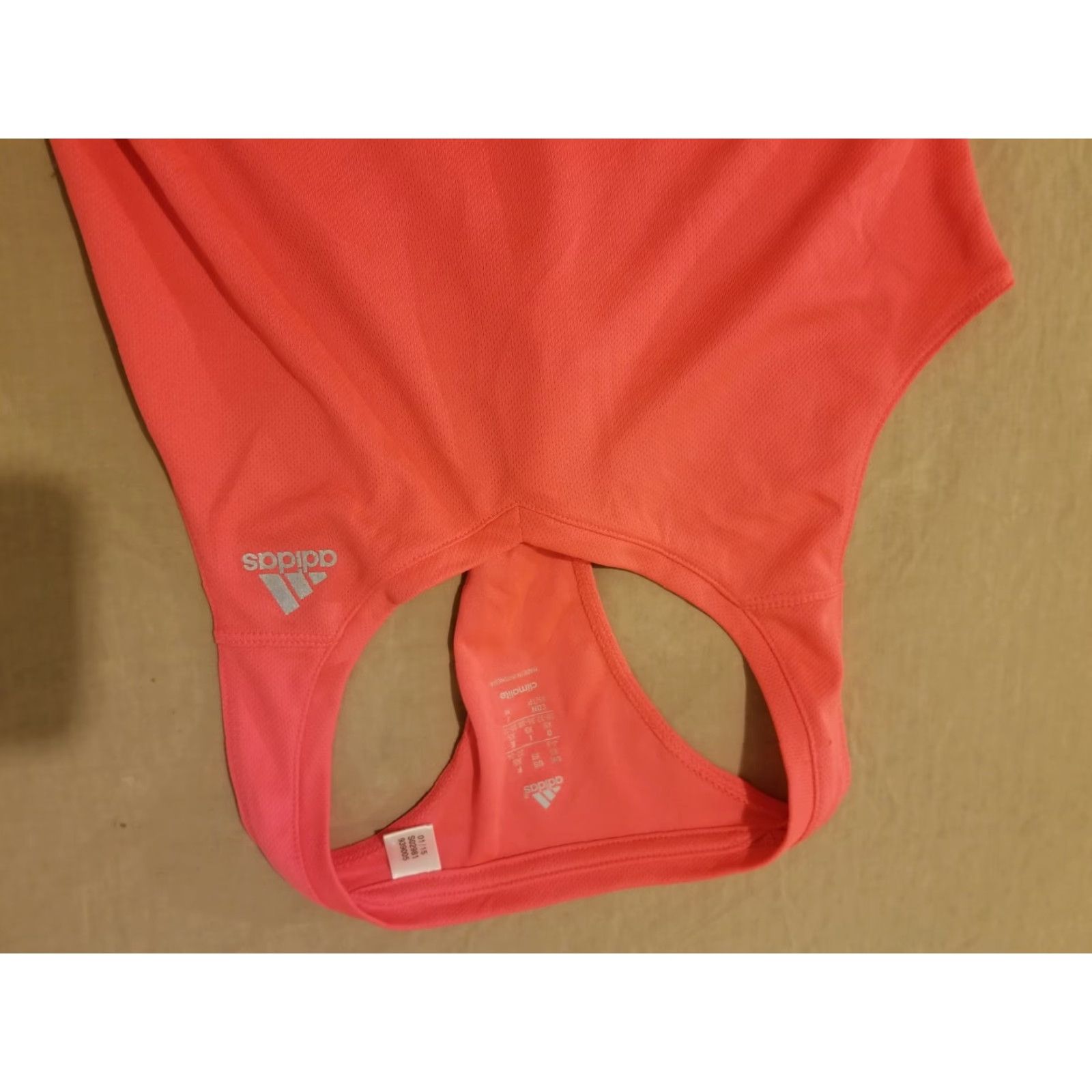 Adidas Womens adidas Tank Shirt XS Athletic Gym Workout Orange Tank Top Athletic Women XS Adidas Shirts Size XS / US 0-2 / IT 36-38 - 2 Thumbnail